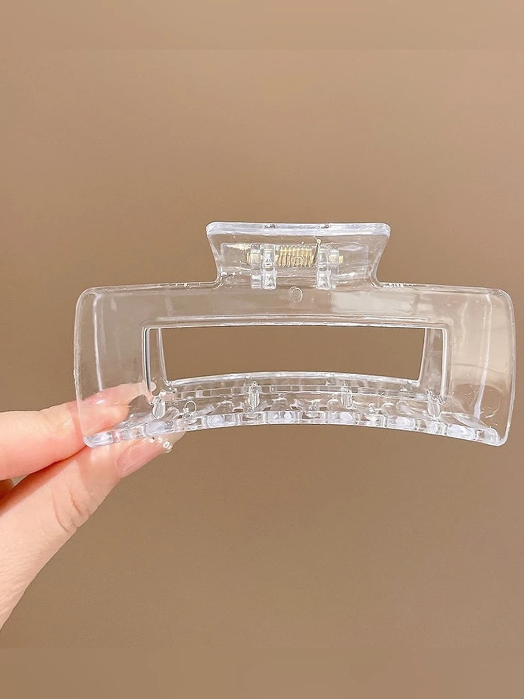 6#Clear large square 10cm