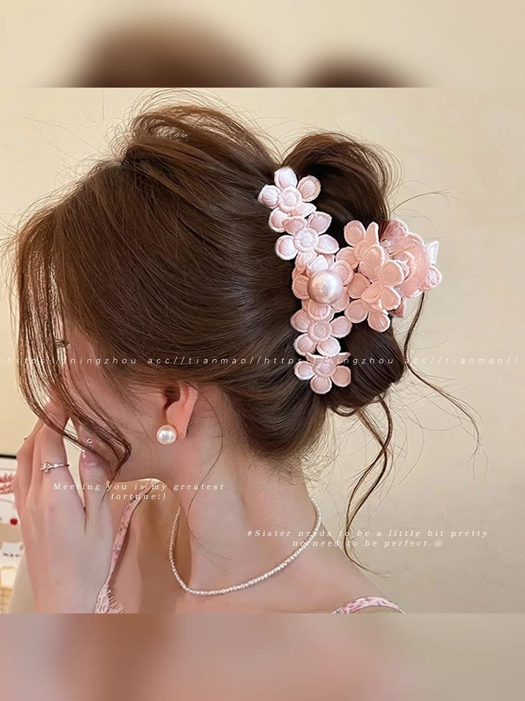 1# Floral clip ~13 cm