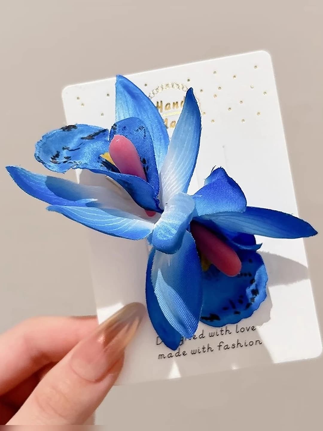 4# Gradient ko'k 3D phalaenopsis taglik 4 sm