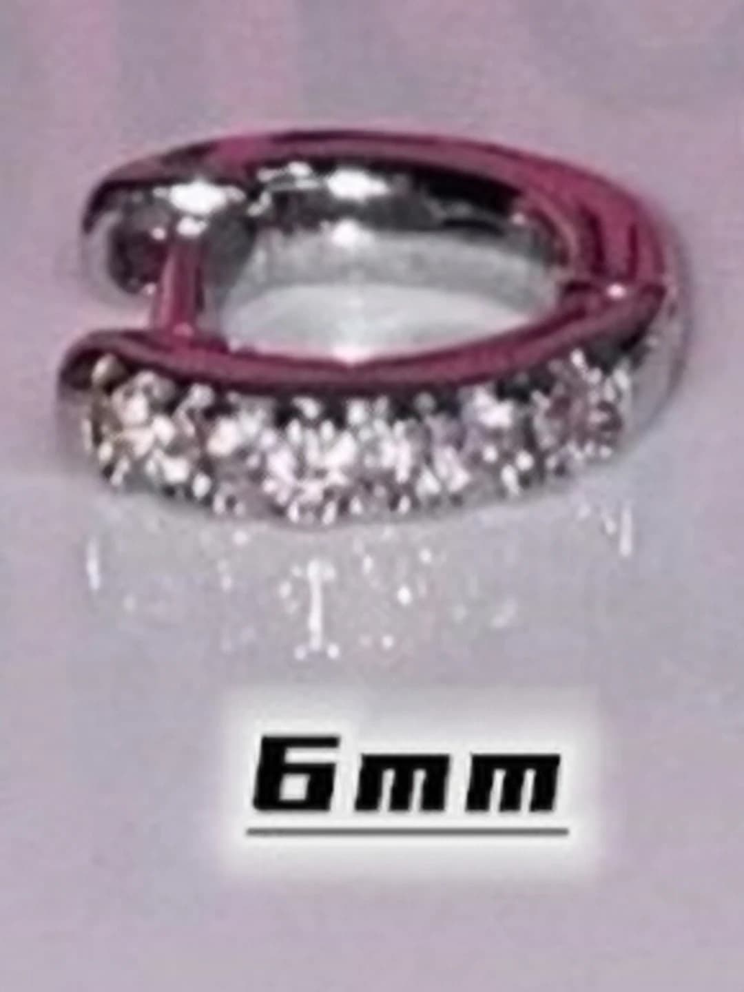 7# Pink diamond 6mm