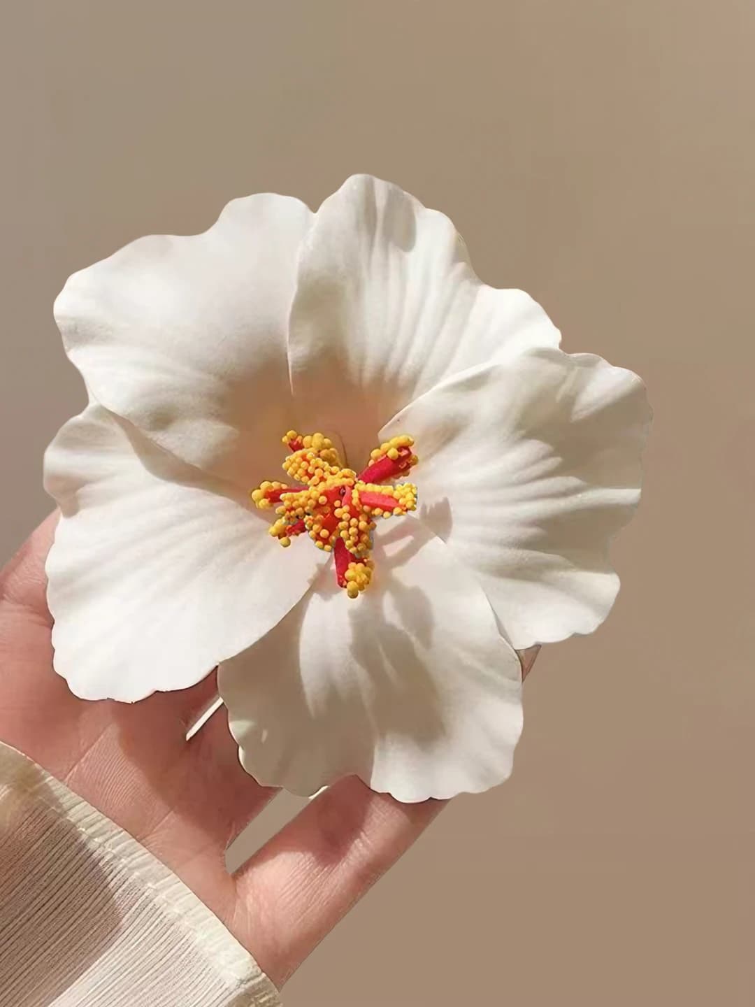 White plumeria, 9.5 cm