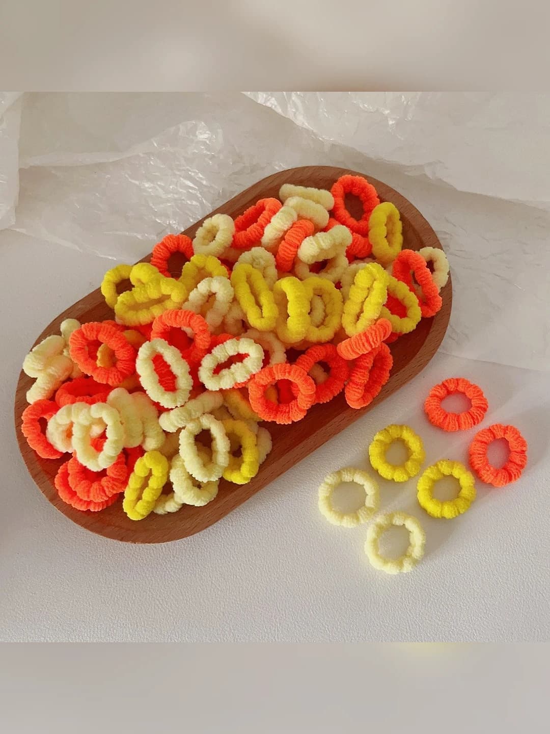 30# Thumb ring yellow 100 pcs