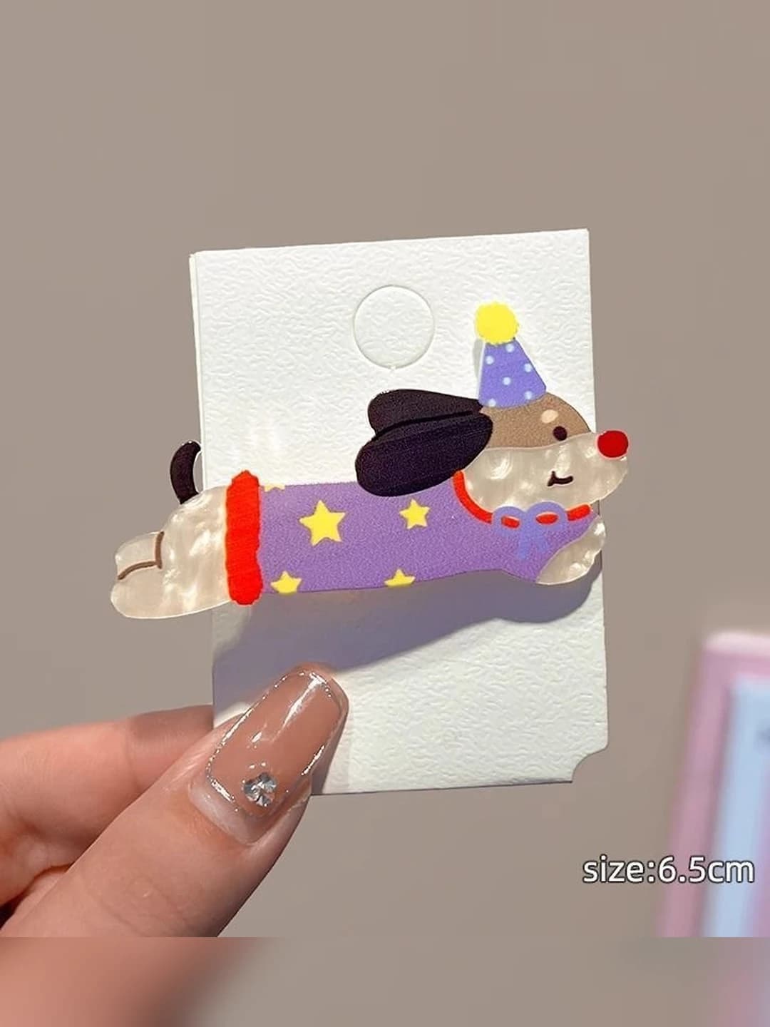 5# Pajama dog hair clip