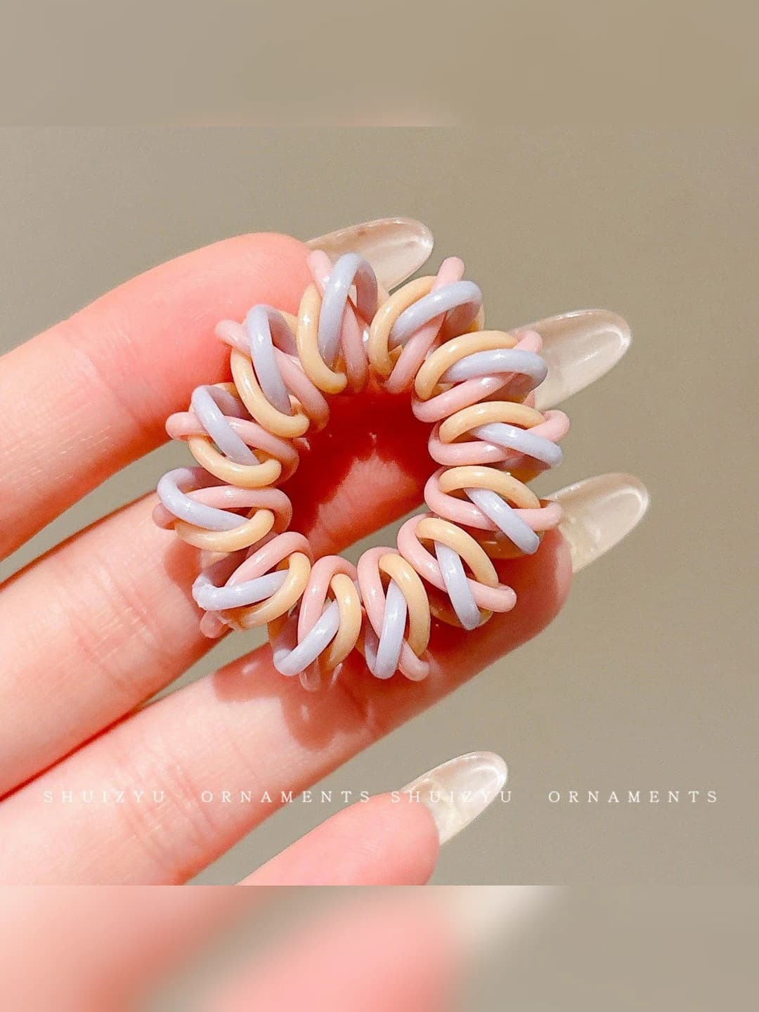 4# pink-blue nude ~3.5 cm