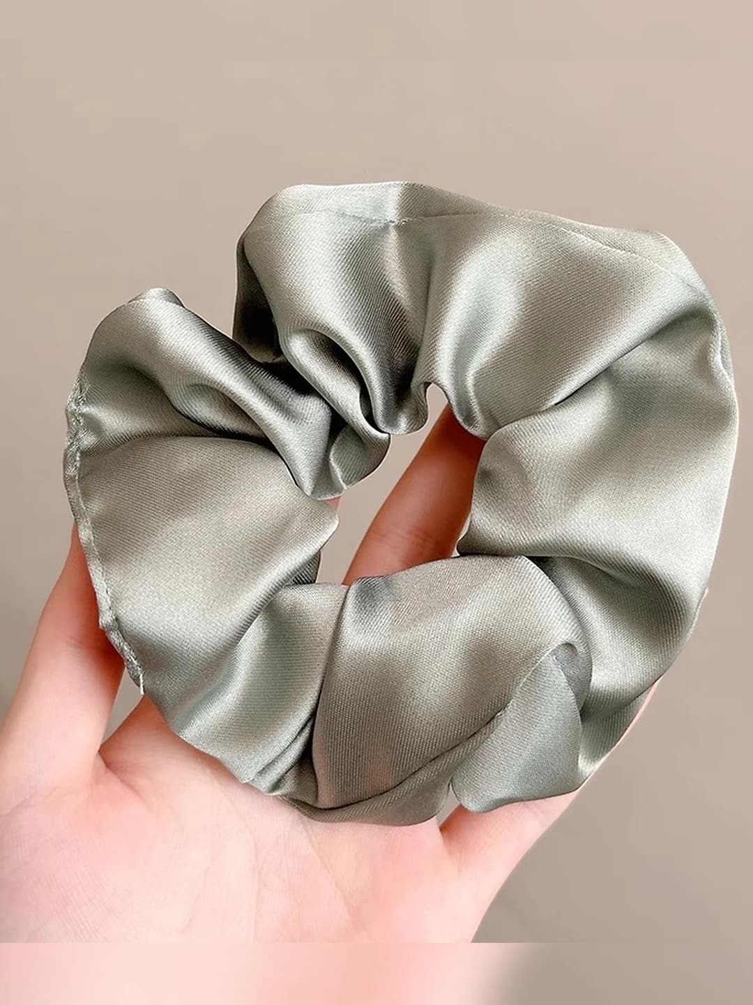 7# Coffee green, satin