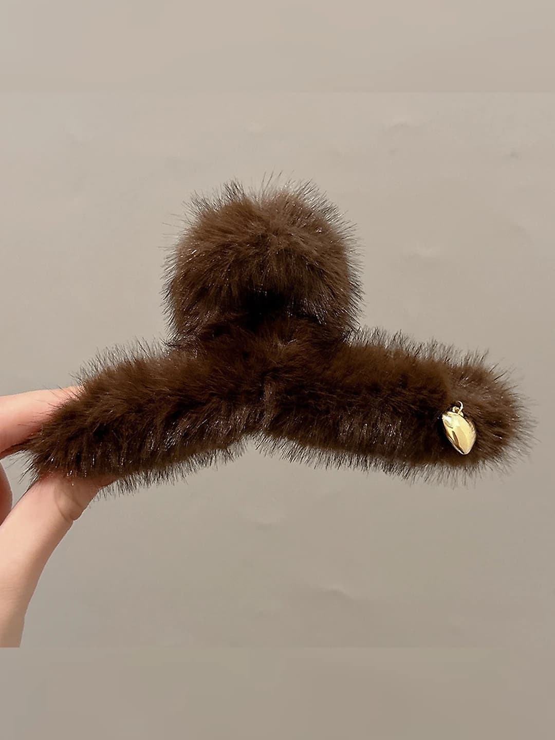2# Dark coffee fur 13 cm
