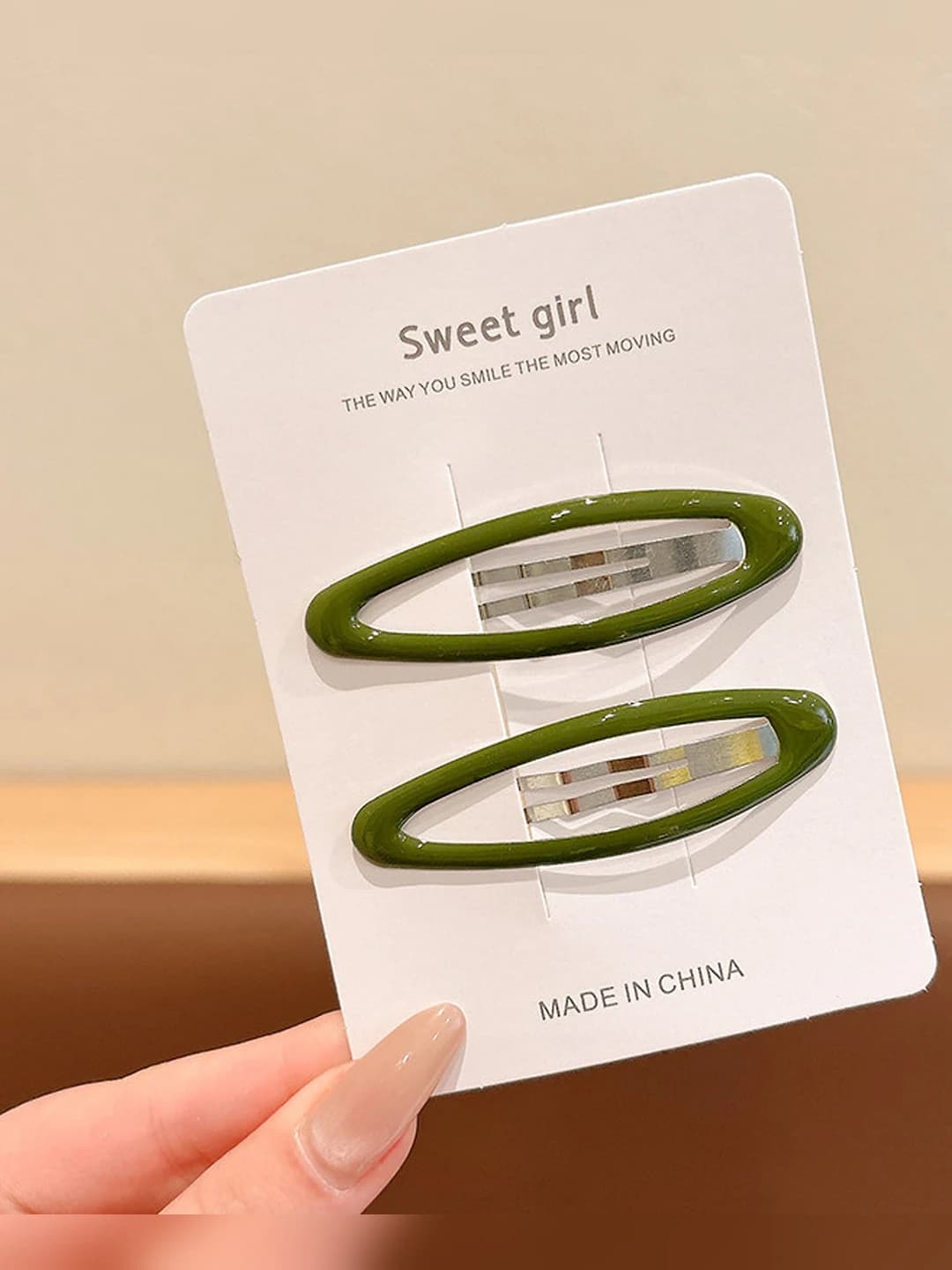 Clear - green, 6.7 cm