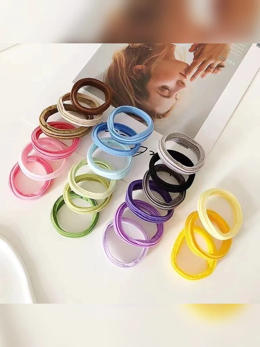 Women's hair ties: preppy style, sweet, high stretch