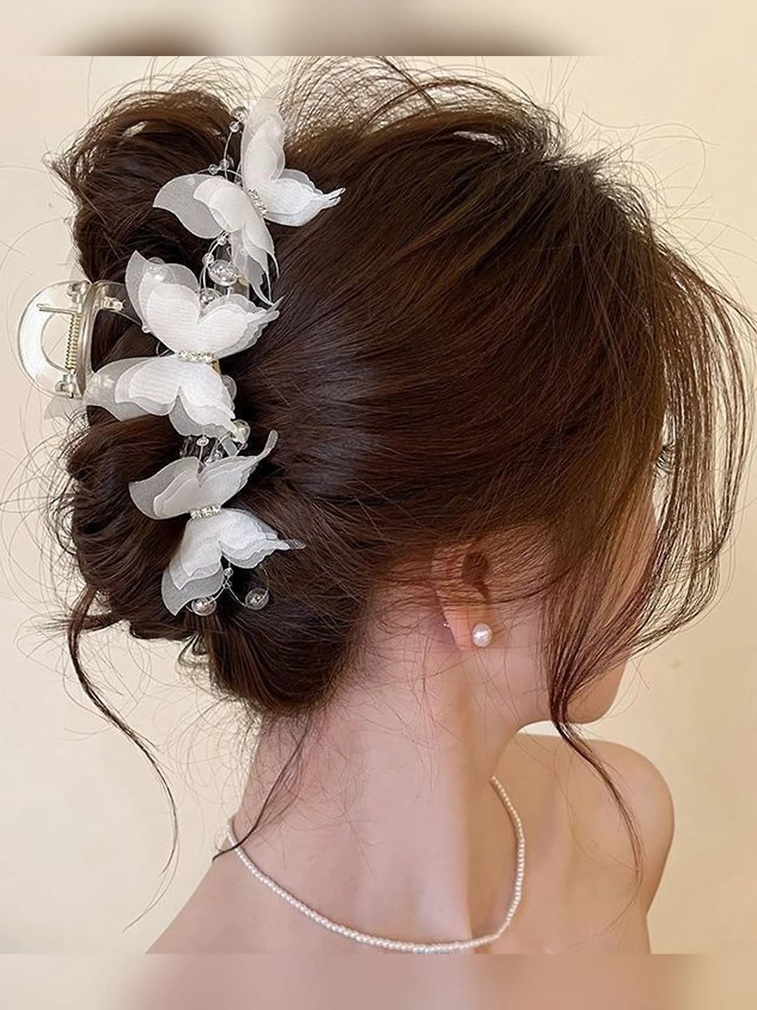 Белый зажим 13 см