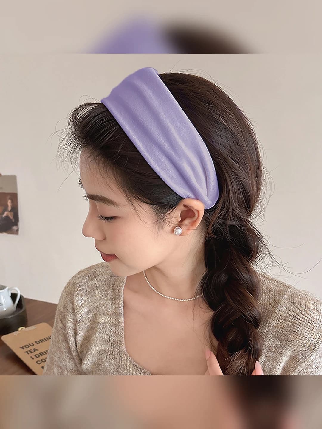 Purple, wide band