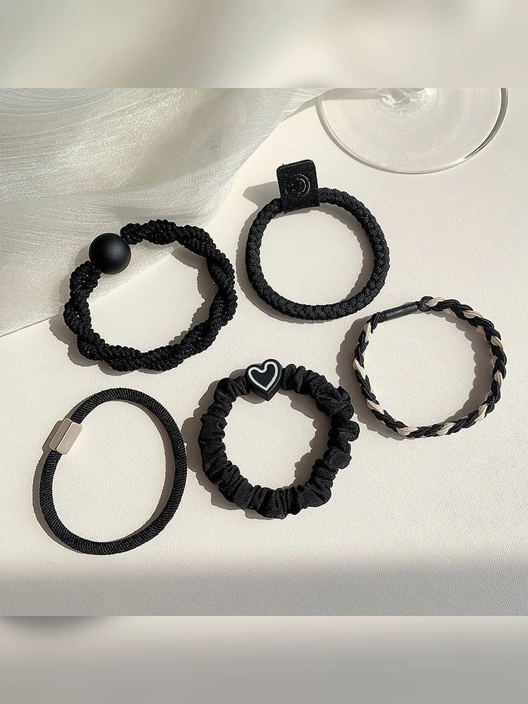Black 5 pcs