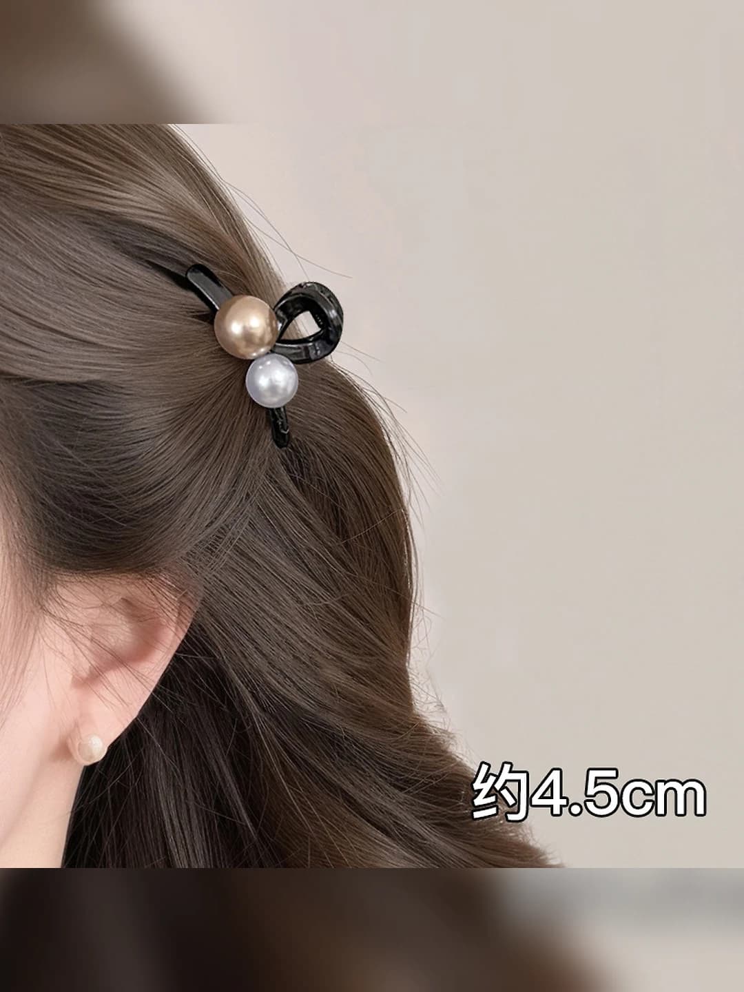 2# Champagne white pearl Y-shape 2 pcs