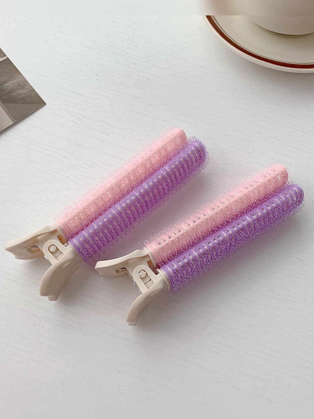 Pink and purple
