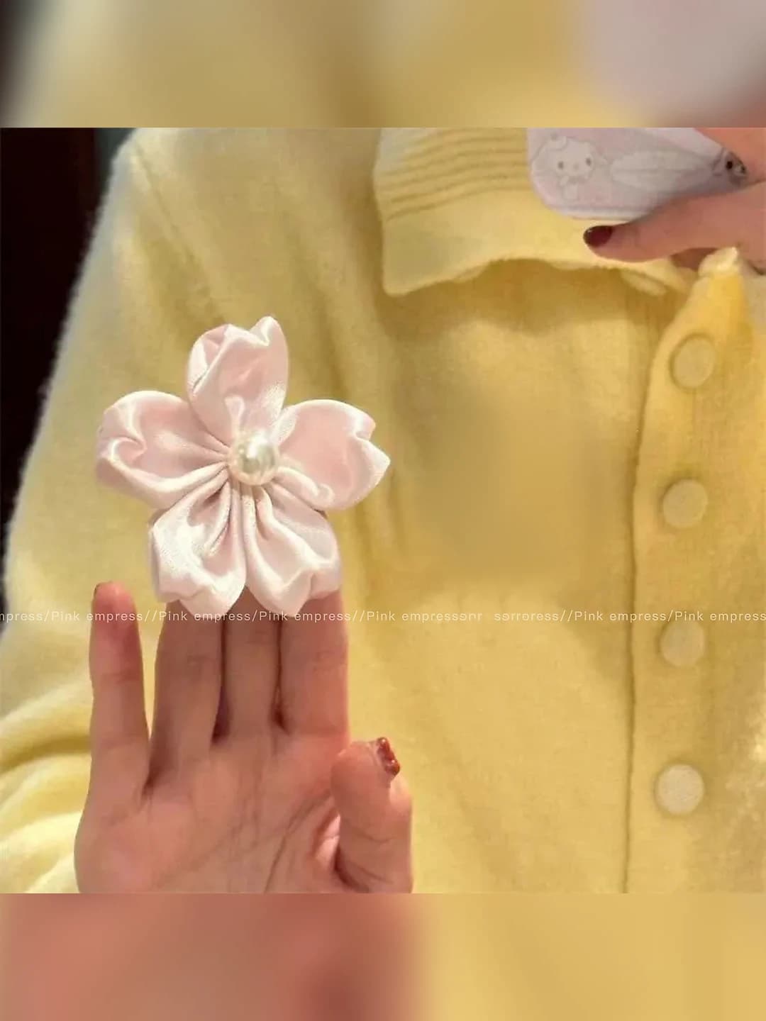 1# light pink sakura, 1 pc, ~5cm
