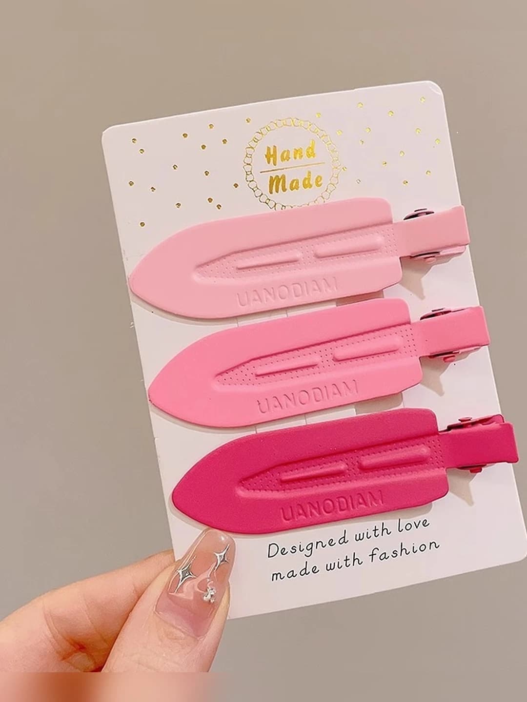 Pink - 3 pcs 7 cm