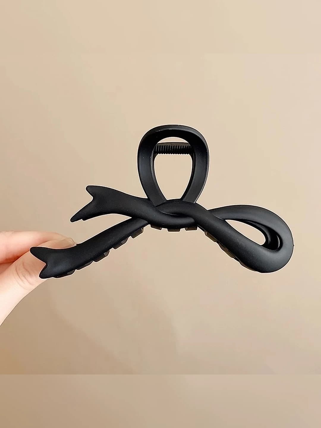 5# Mat qora tasma qisqich 11cm