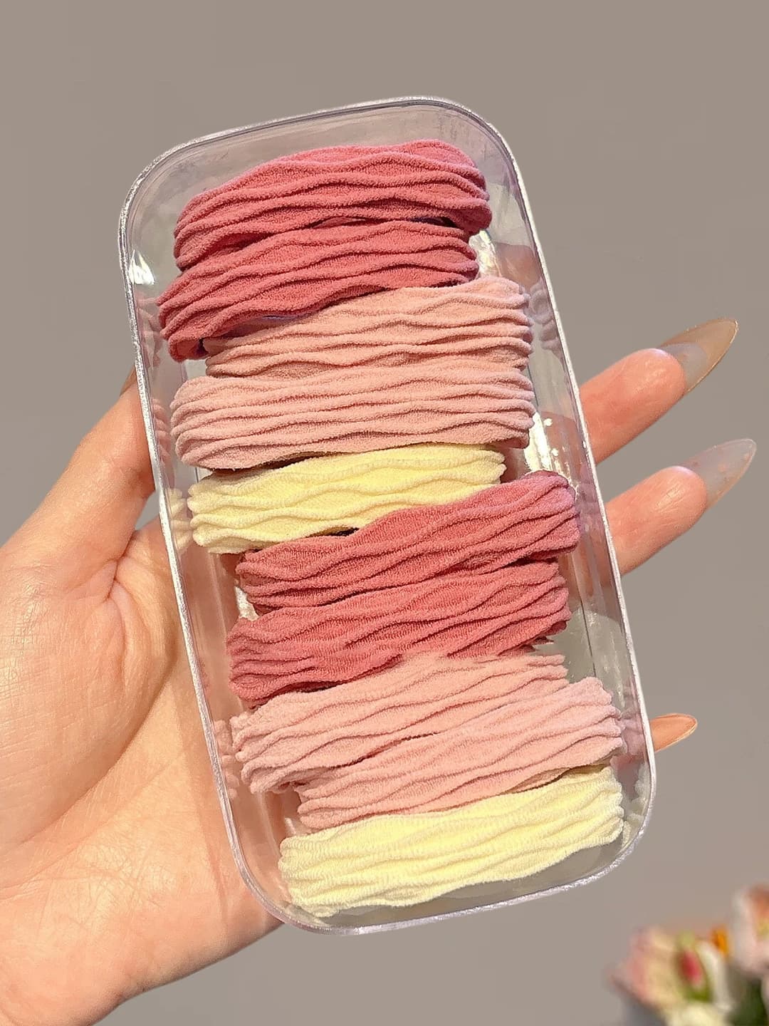 Фасоль розовый, 10 шт, 4.5 см