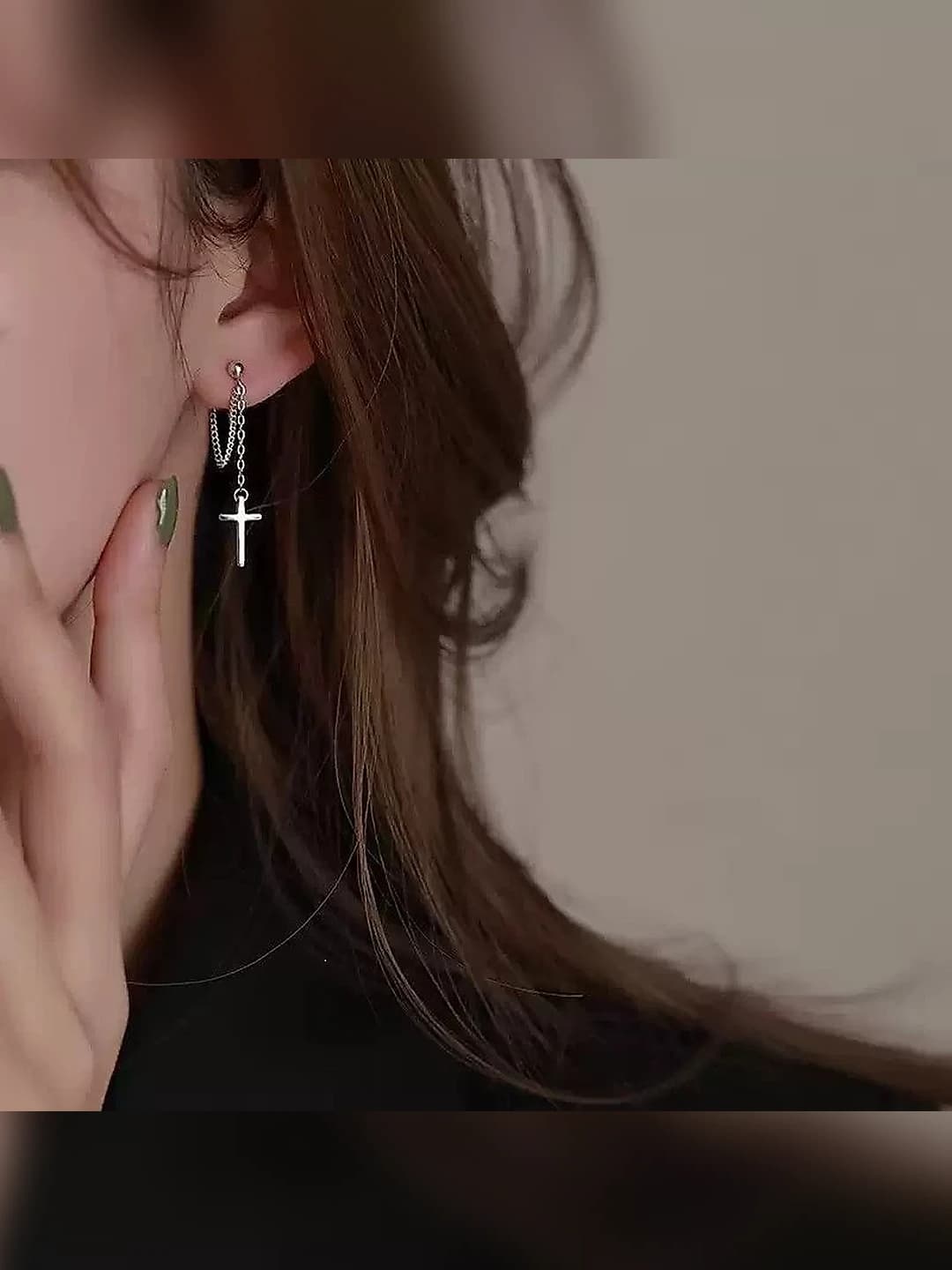 1# Cross chain studs (pair)