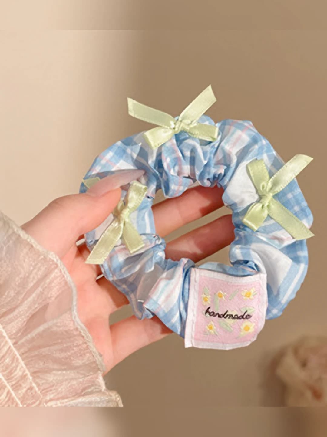 6# Sweet plaid blue 11 cm