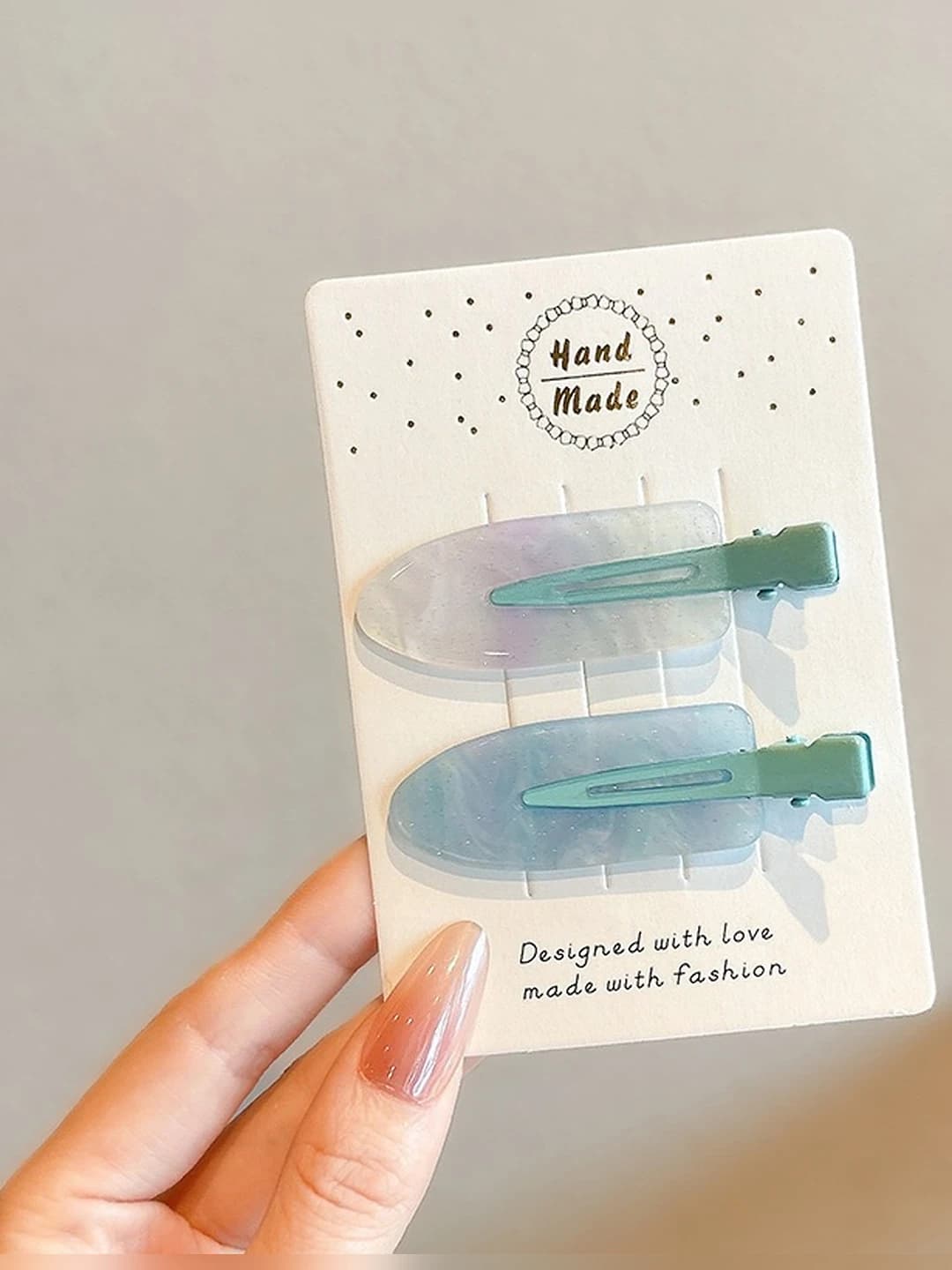 3# Lake green 2 pcs - 6.5 cm