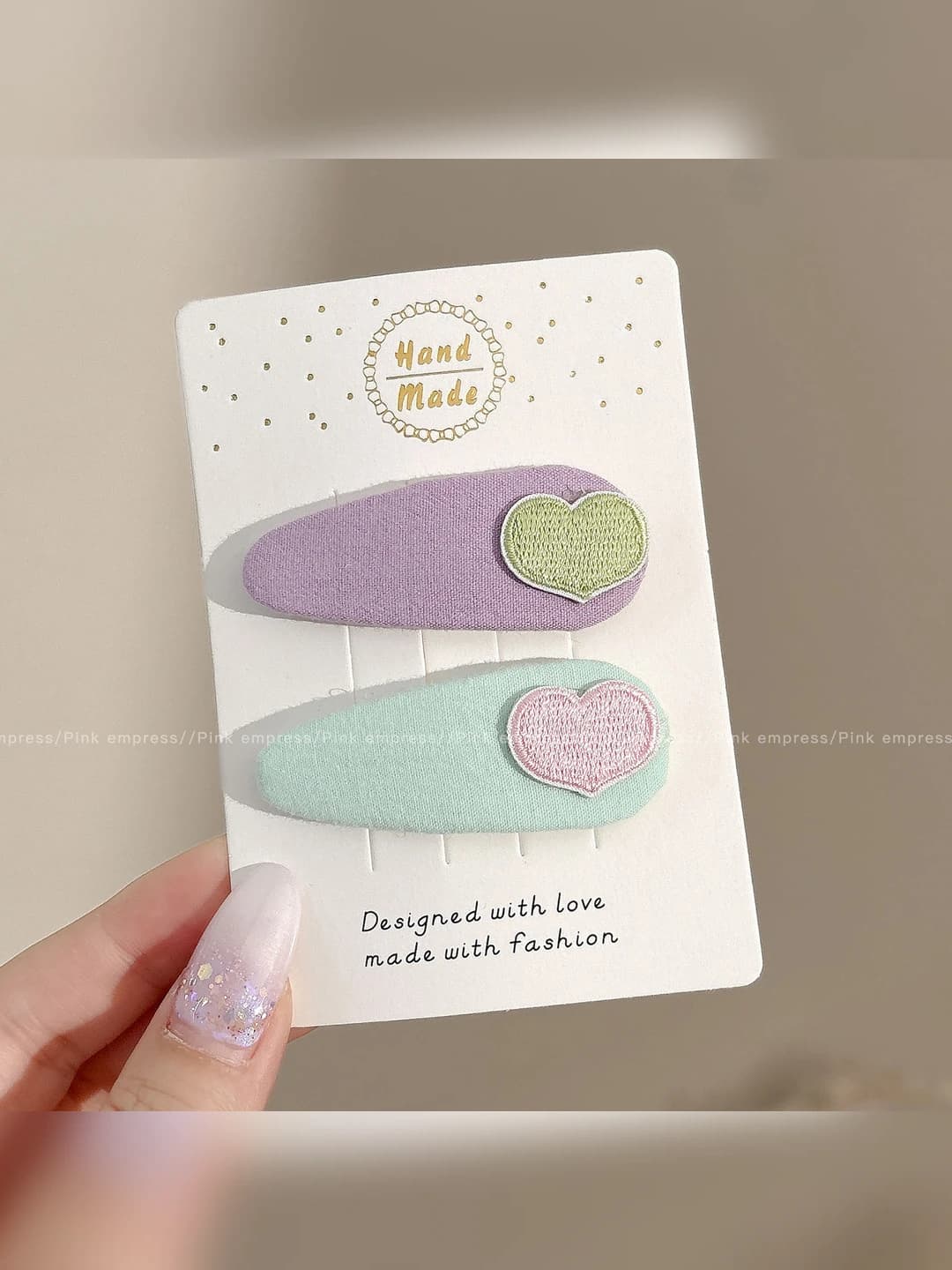 Heart clip, 5.5 cm