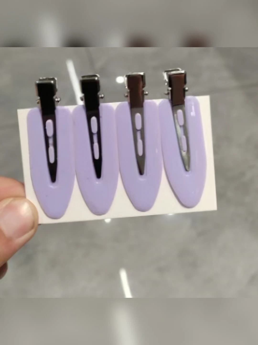 Purple 5.5 cm acrylic