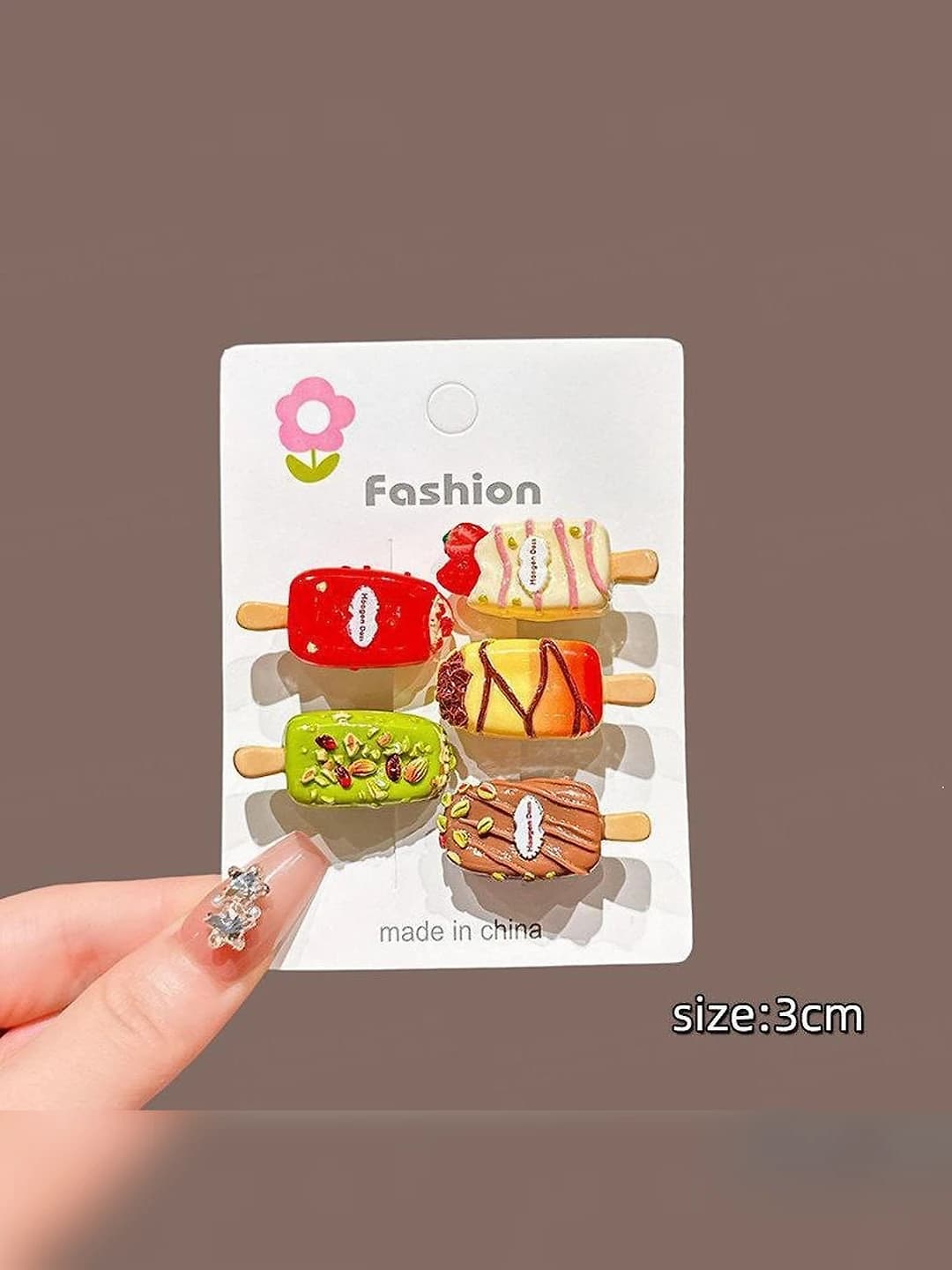 Muzlagan shirinlik kichik qisqich 3 cm