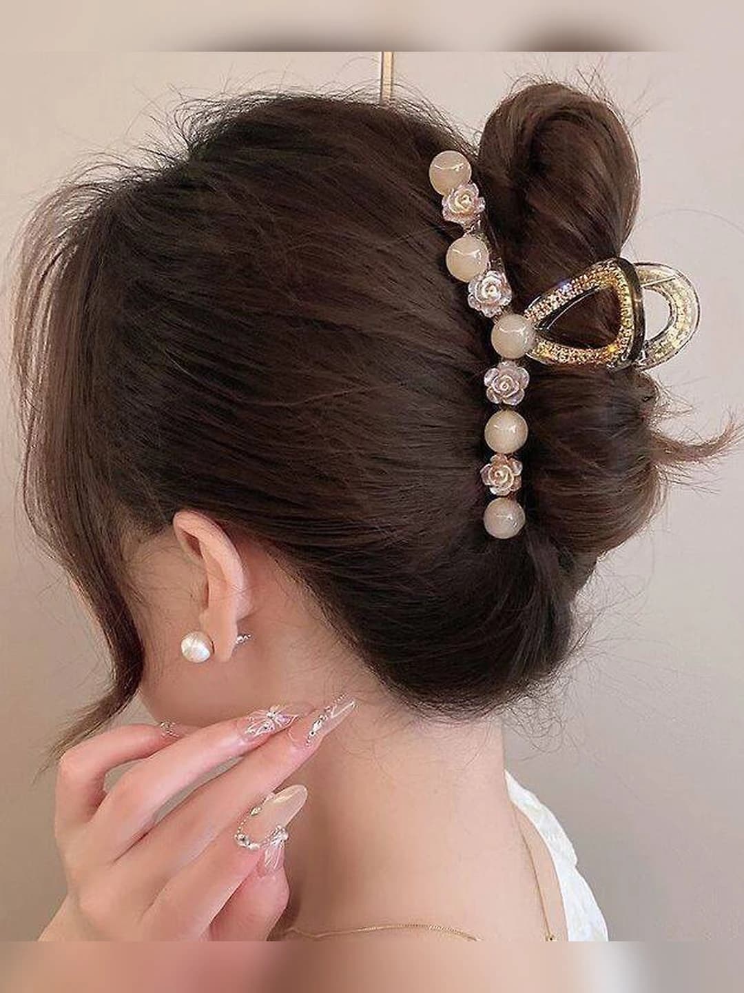 1# Камелия с жемчугом 11 см