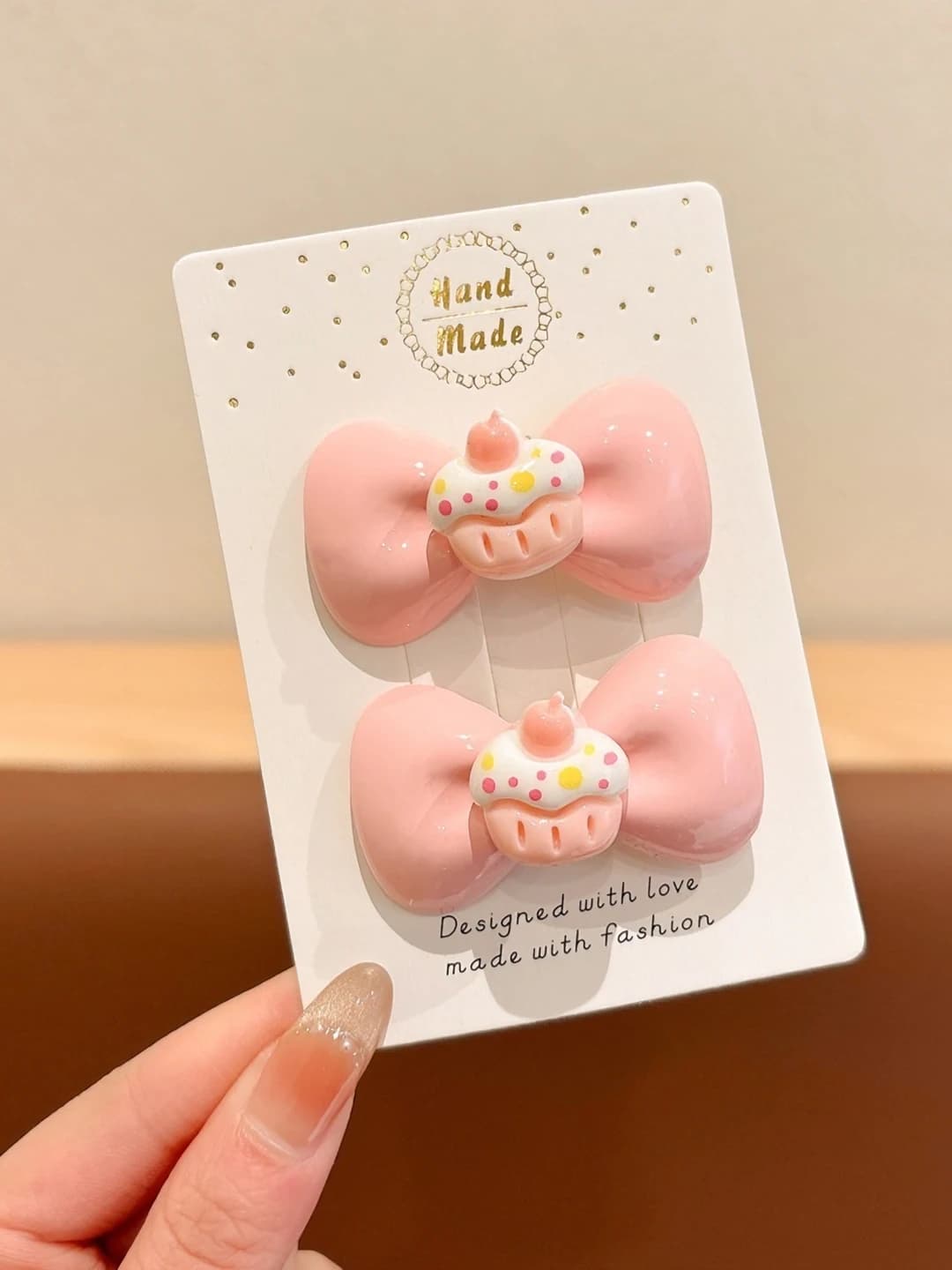 1# Cake bow pair - 5 cm