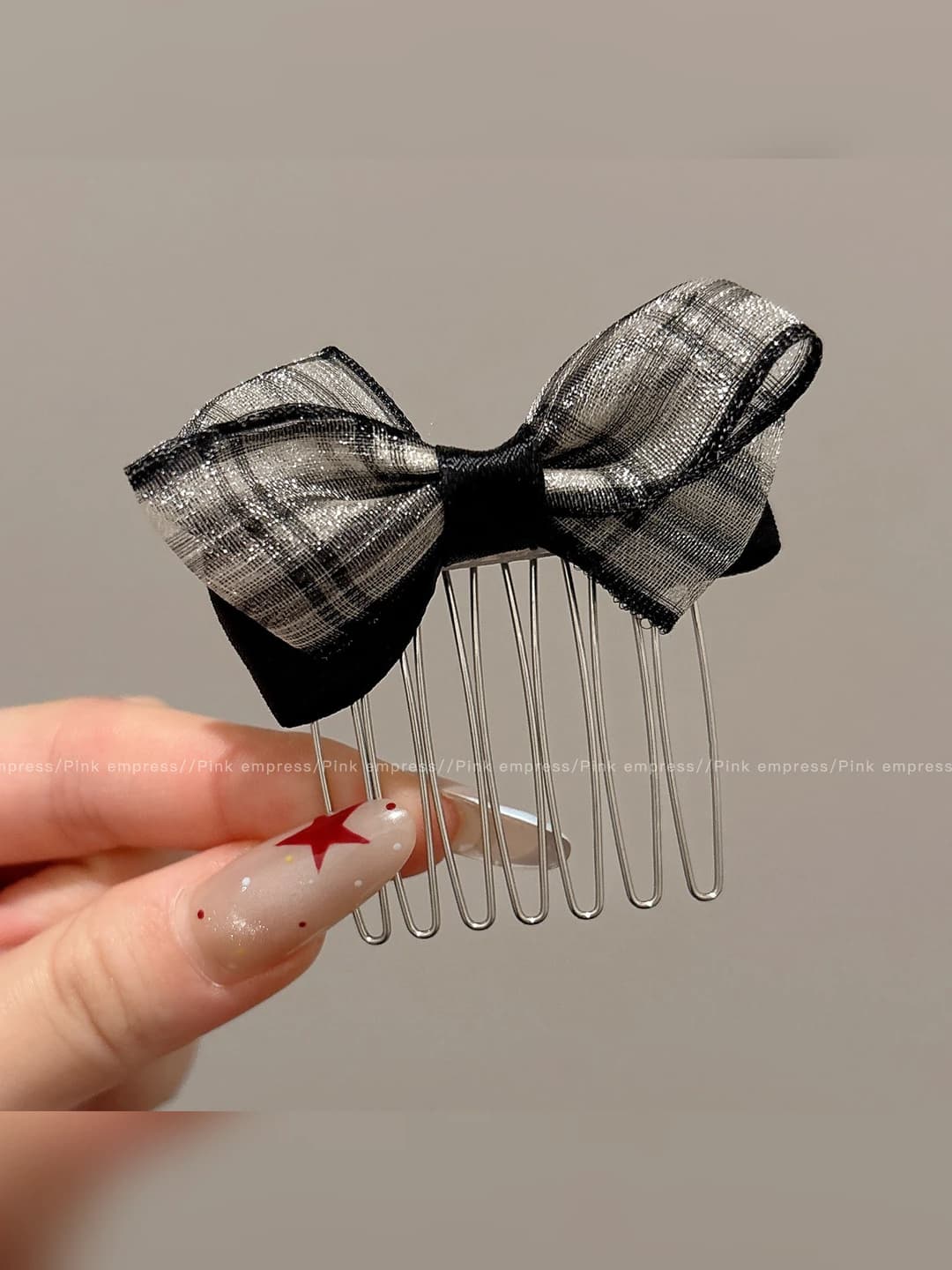 Black silk, 4.8 cm