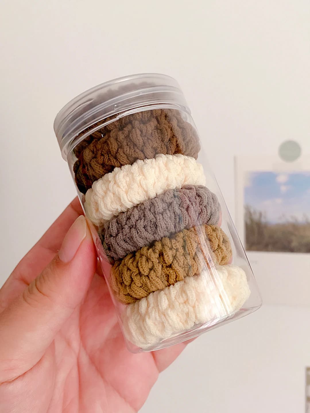 Mixed color 6 pcs in jar