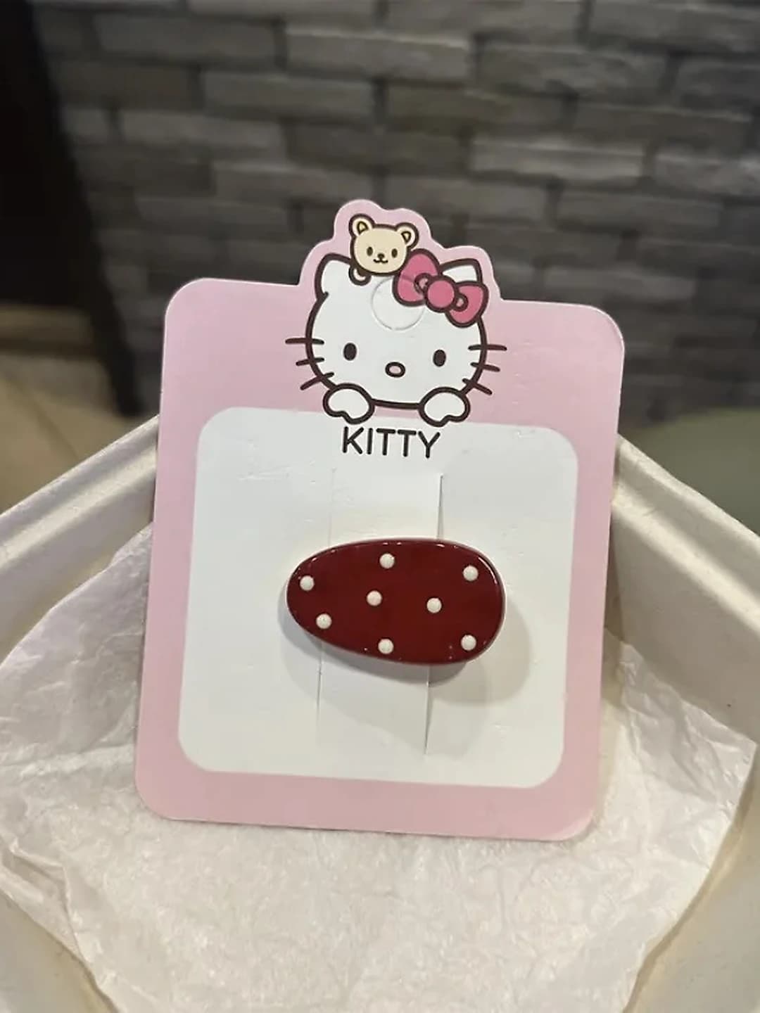 Round Polka Dot - Red