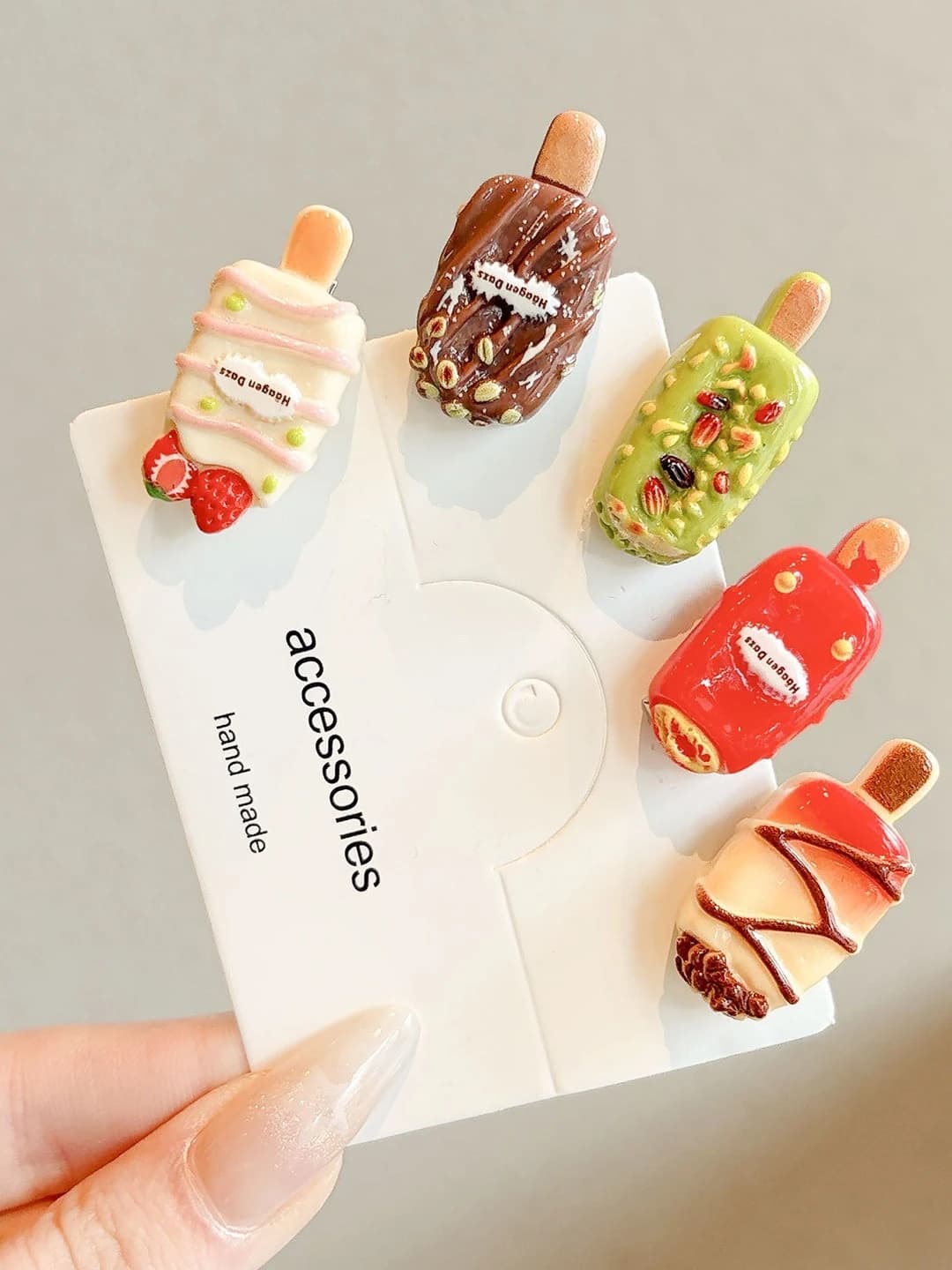 Ice pop small clip 3 cm