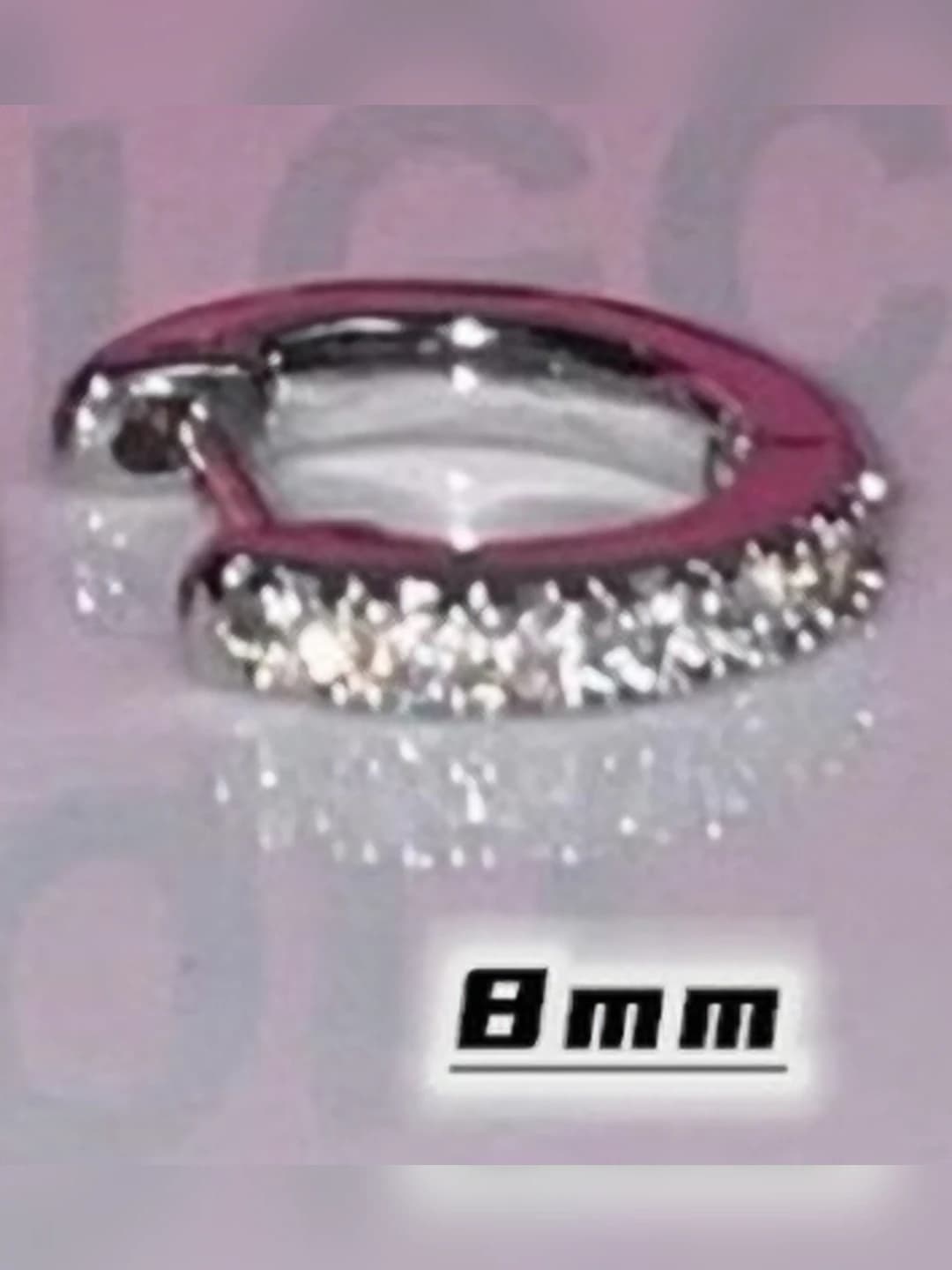 Белый бриллиант - 8 mm