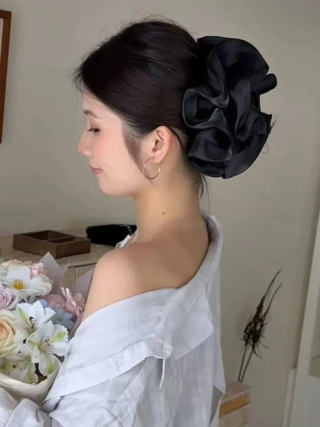 Чёрный зажим, 13 см