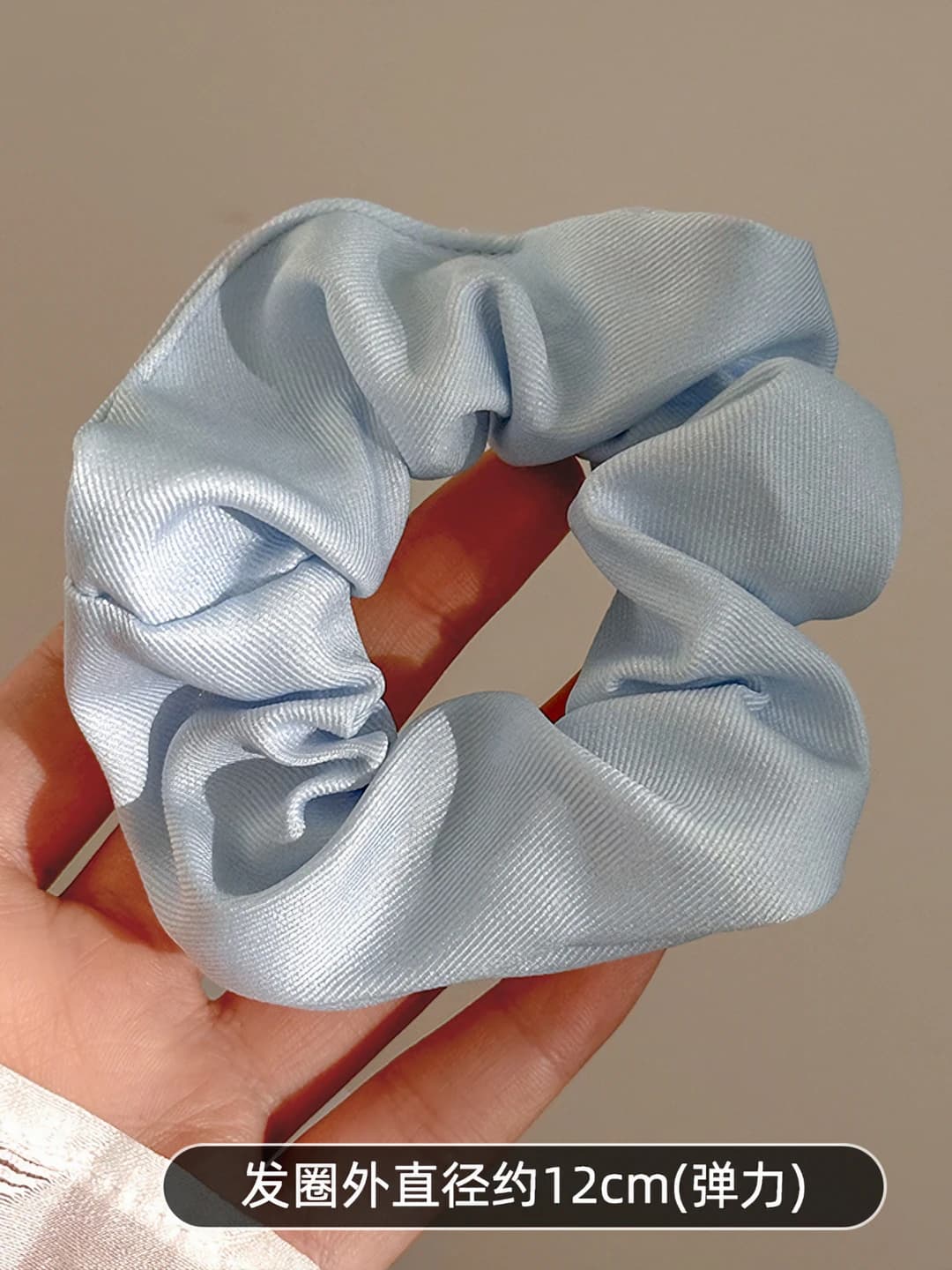 Blue hair tie 11 cm