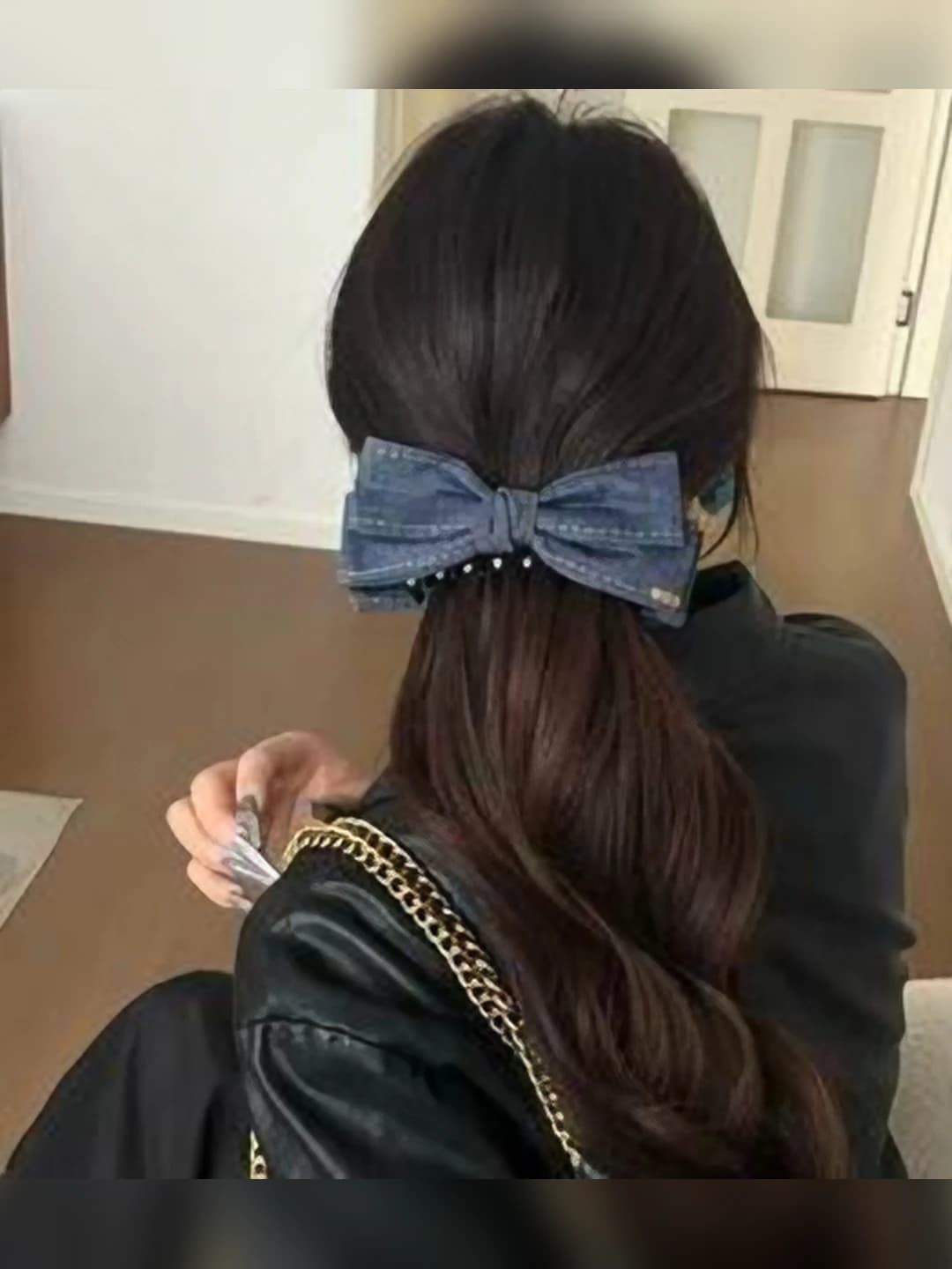 3# Dark blue - banana clip, 13.5 cm
