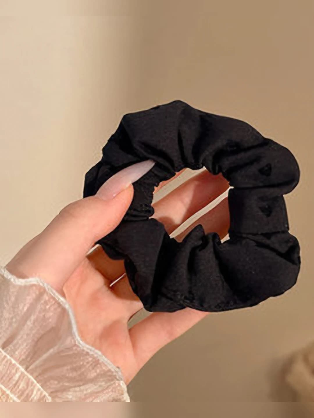 6# Heart black 9 cm