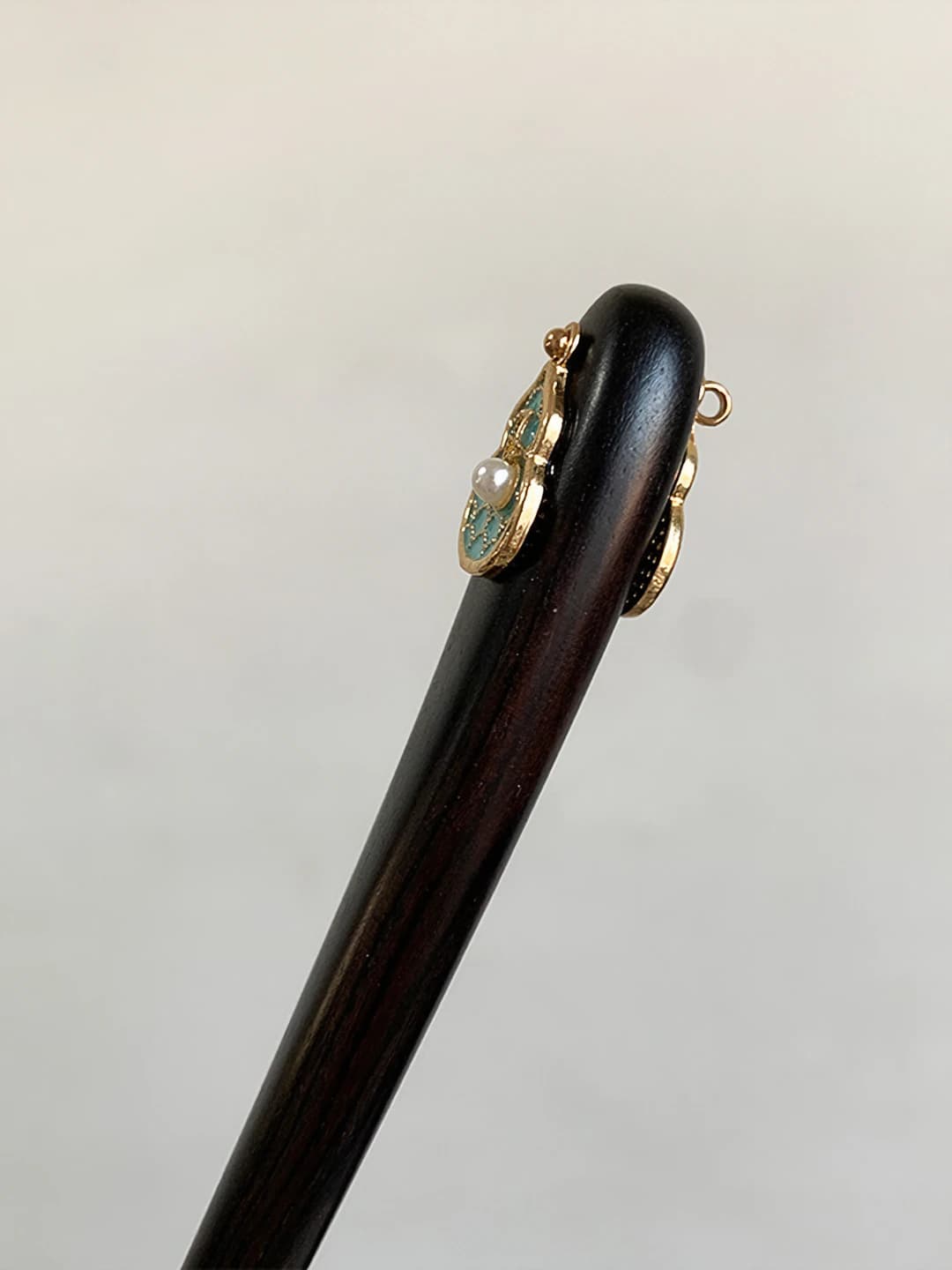 Double-sided - blue gourd 15cm [Black ebony]