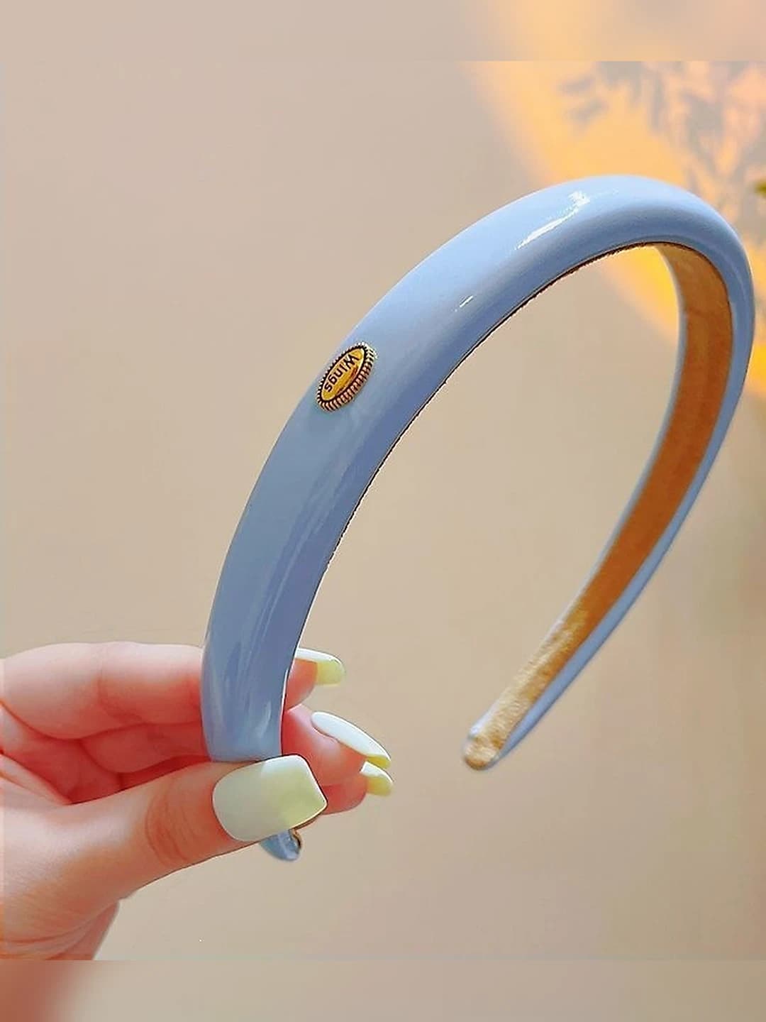 3# Sky blue leather, 1.5 cm