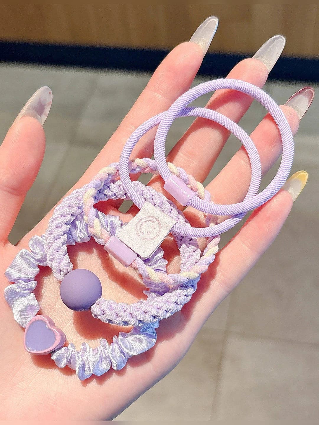 4# Purple 5 pcs set 5.5 cm