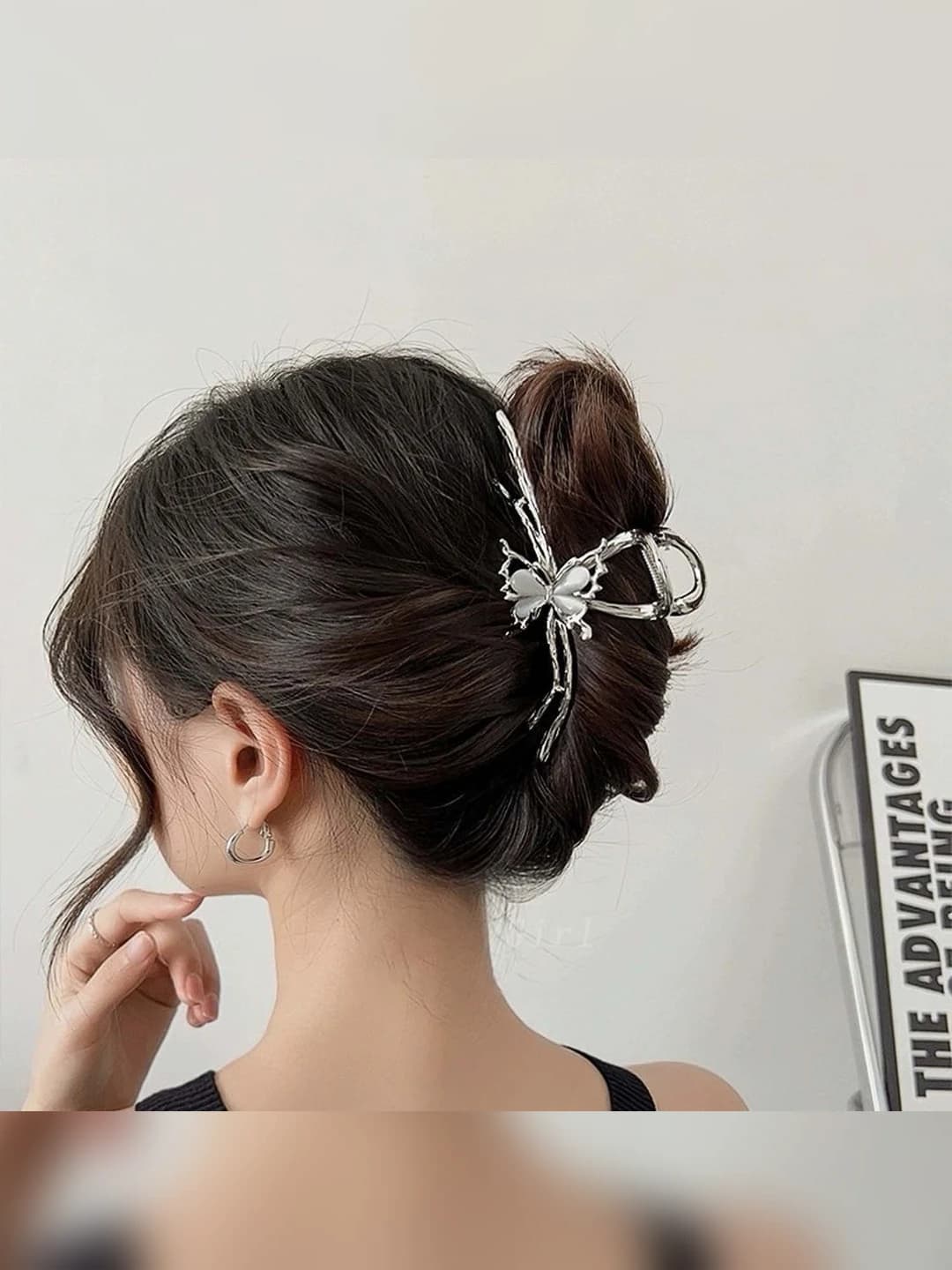 51# Бабочка с бриллиантом ~11.5cm