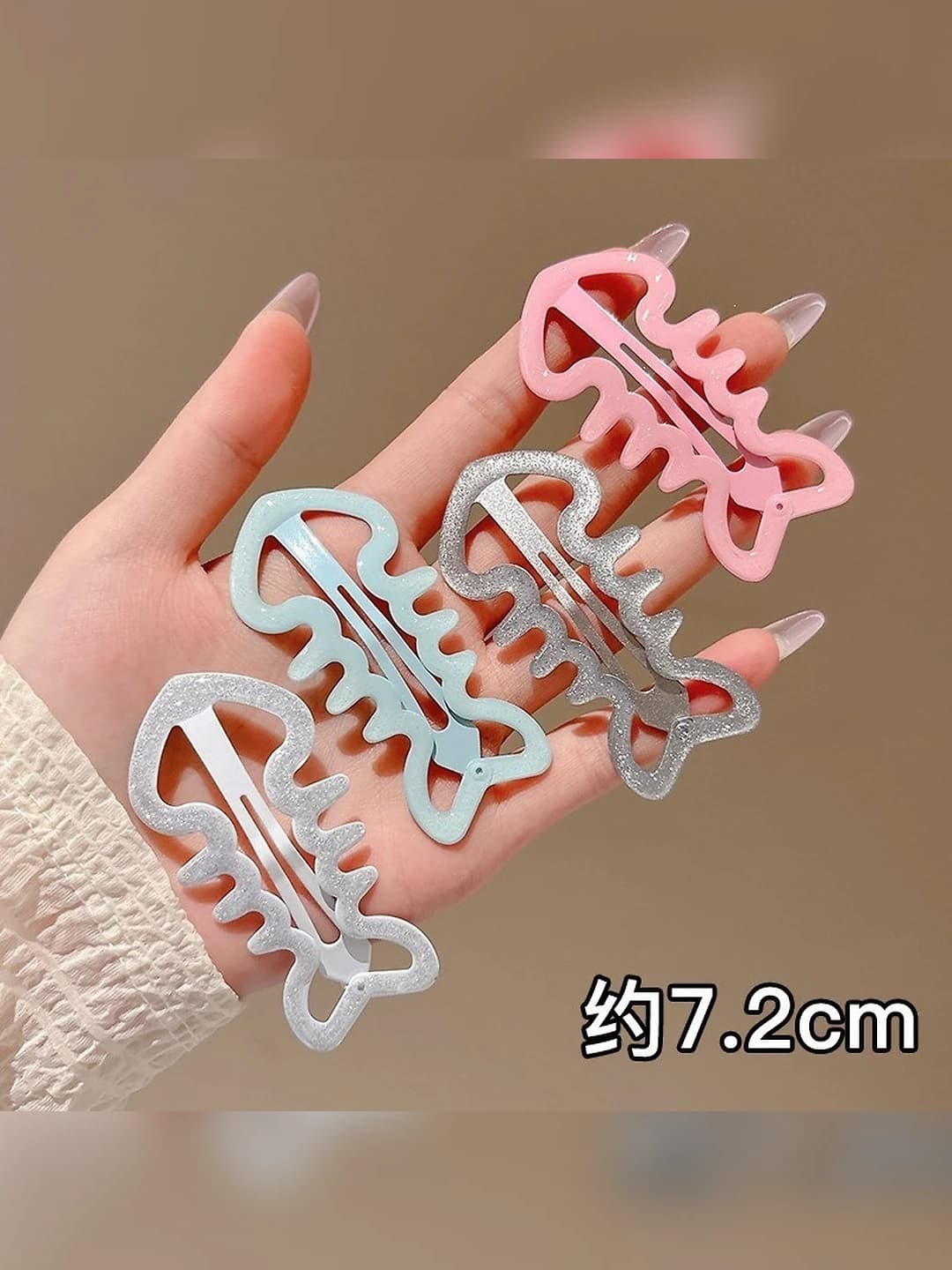 Multicolour, fishbone, 4 pcs