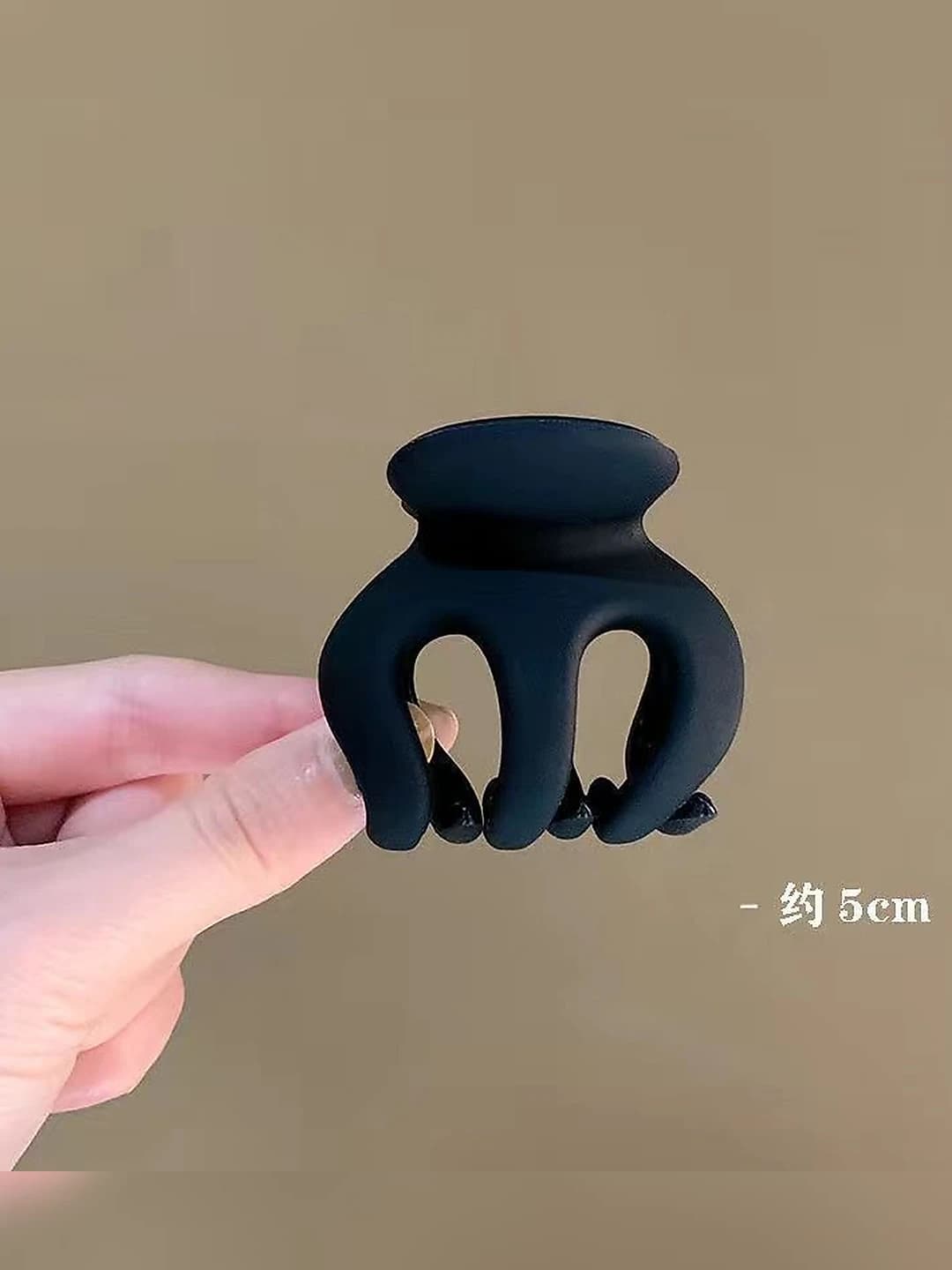 Матовый чёрный большой 5 см