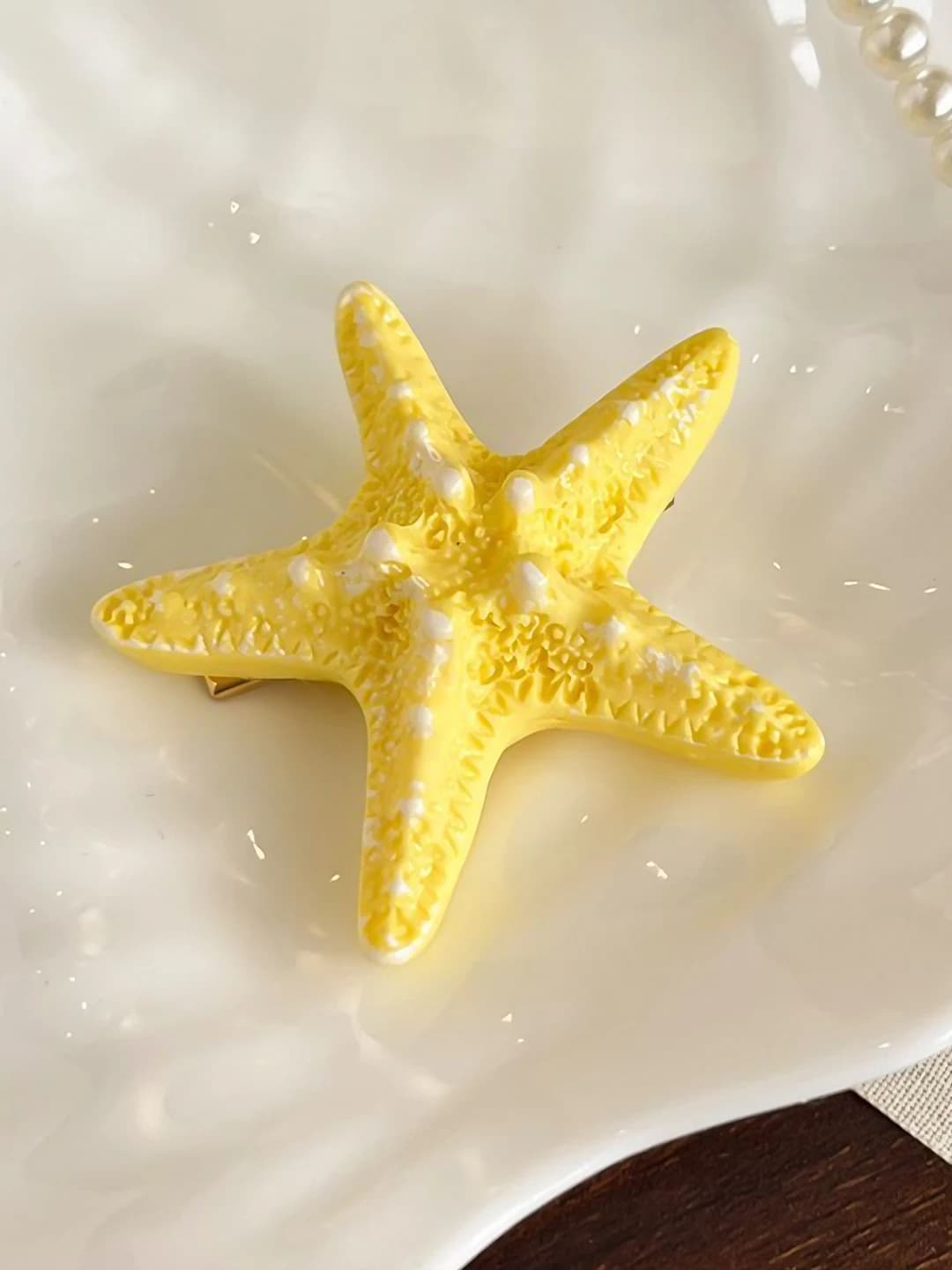 3# Starfish, yellow, 5.5 cm