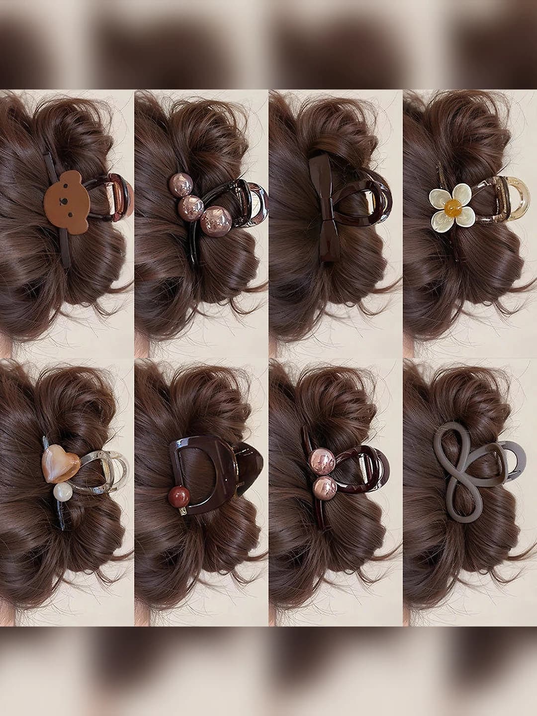 Women's hair clips and combs: 2026 medium-sized smart hair clips for thin hair, childlike style design element