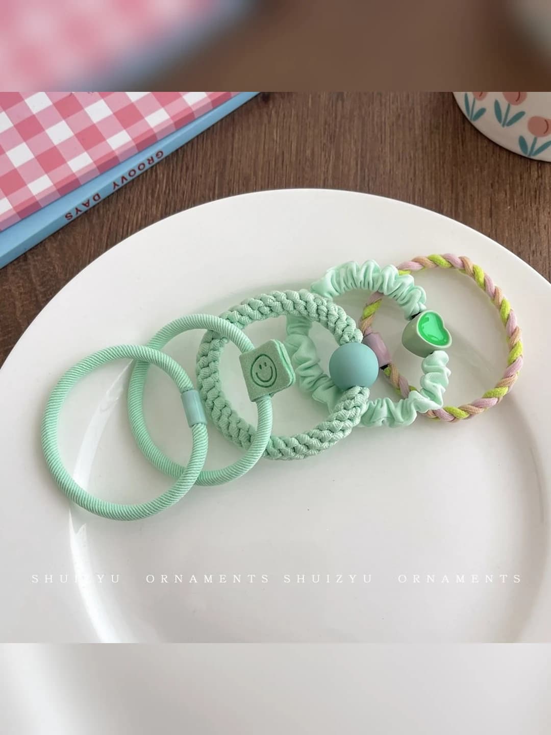 5# Green 5 pcs set
