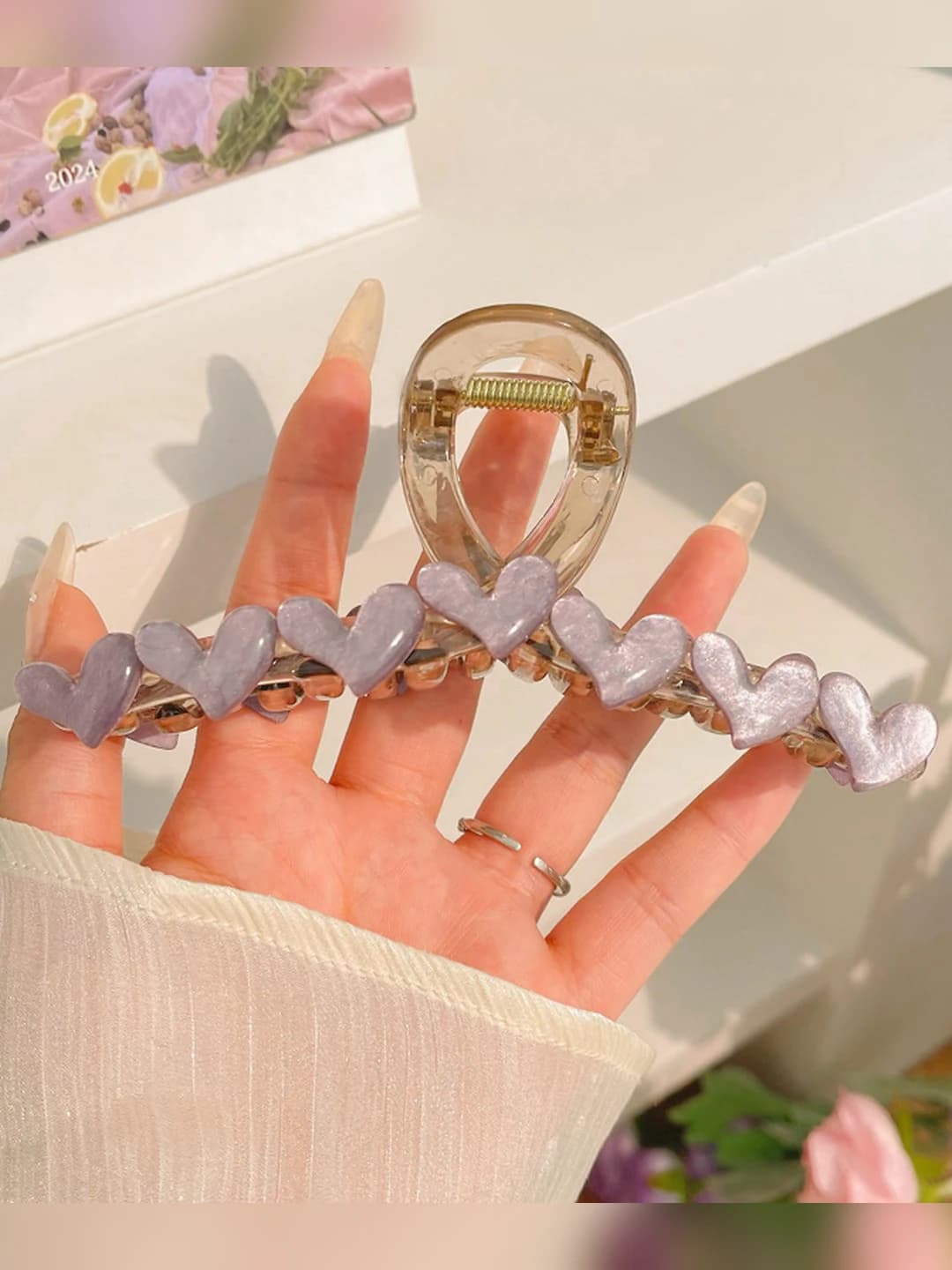 4# Фиолетовое сердце 13 см