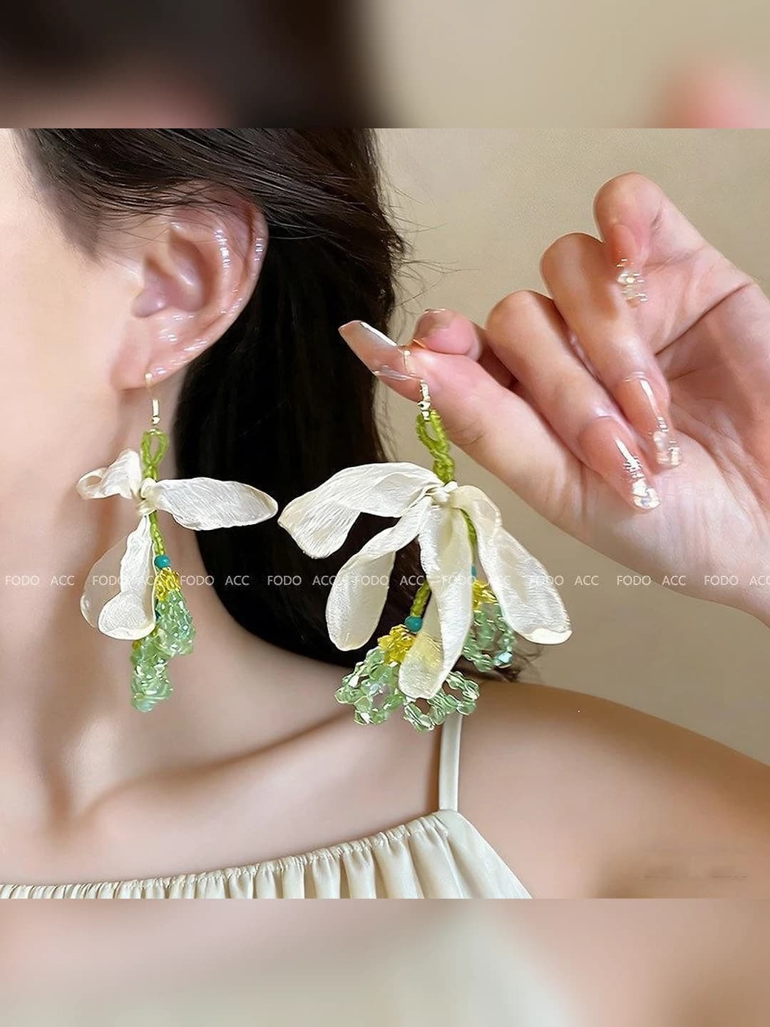 1# H7350, crystal flower, 11 cm