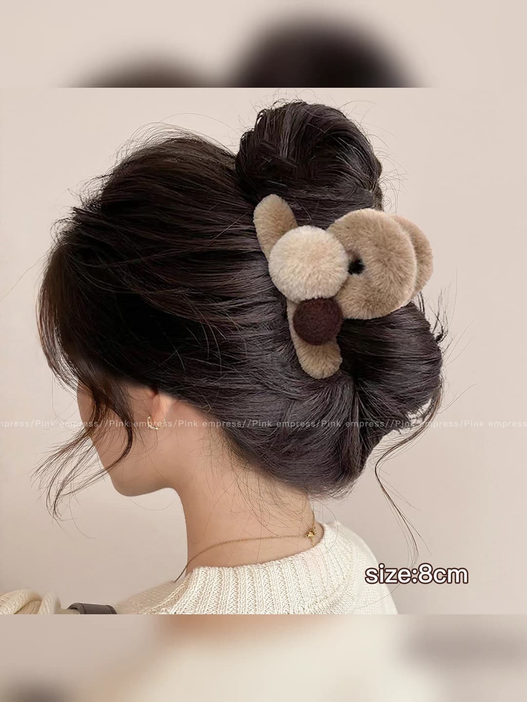 1# Plush ball clip 8 cm